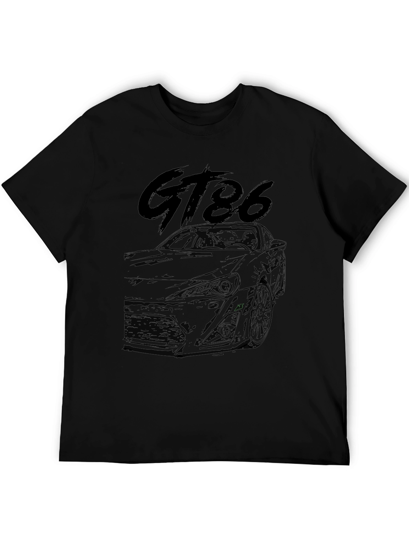GT86 Graphic Tee - Black Car Enthusiast T-Shirt