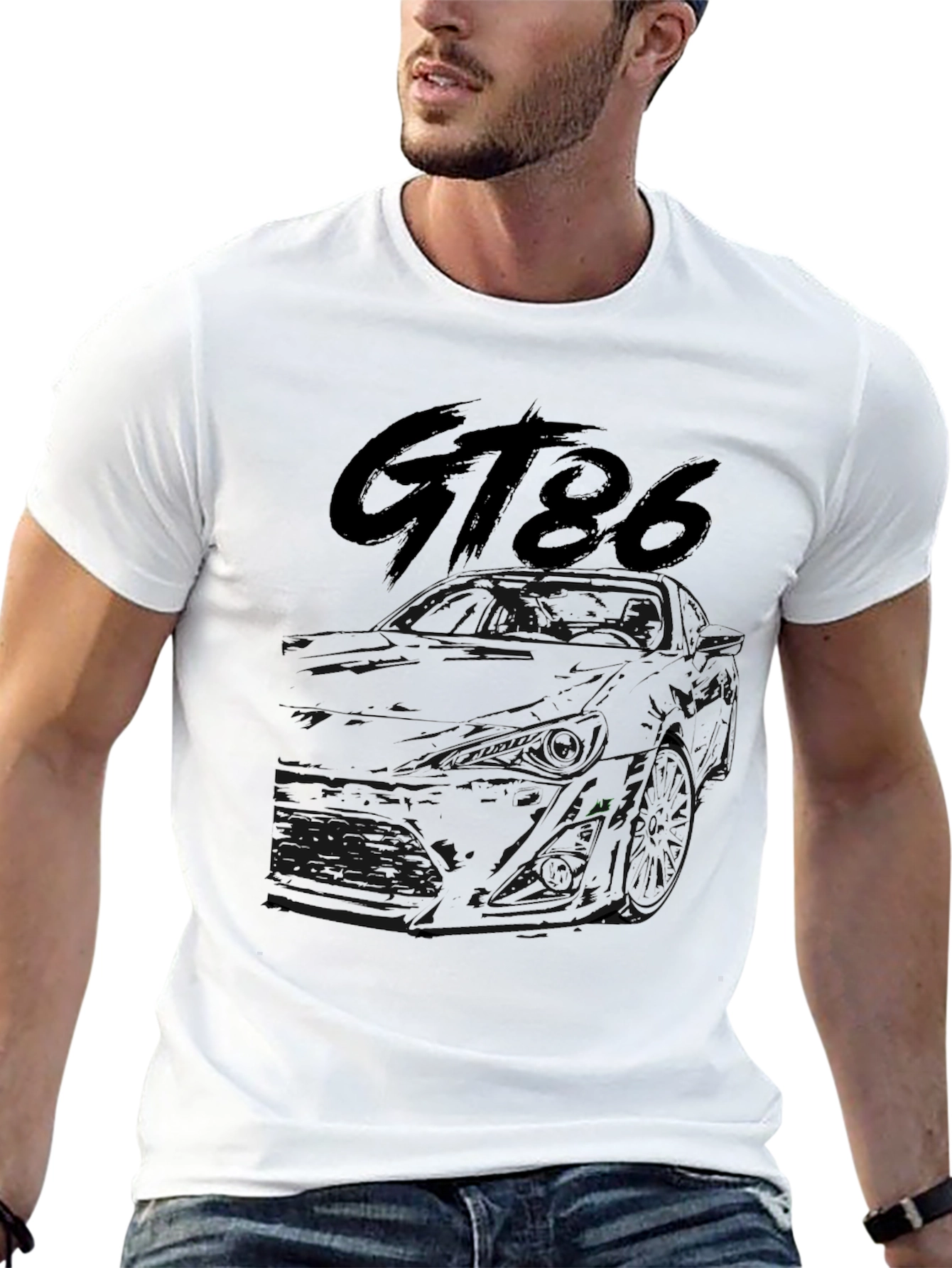 GT86 Graphic Tee - Black Car Enthusiast T-Shirt