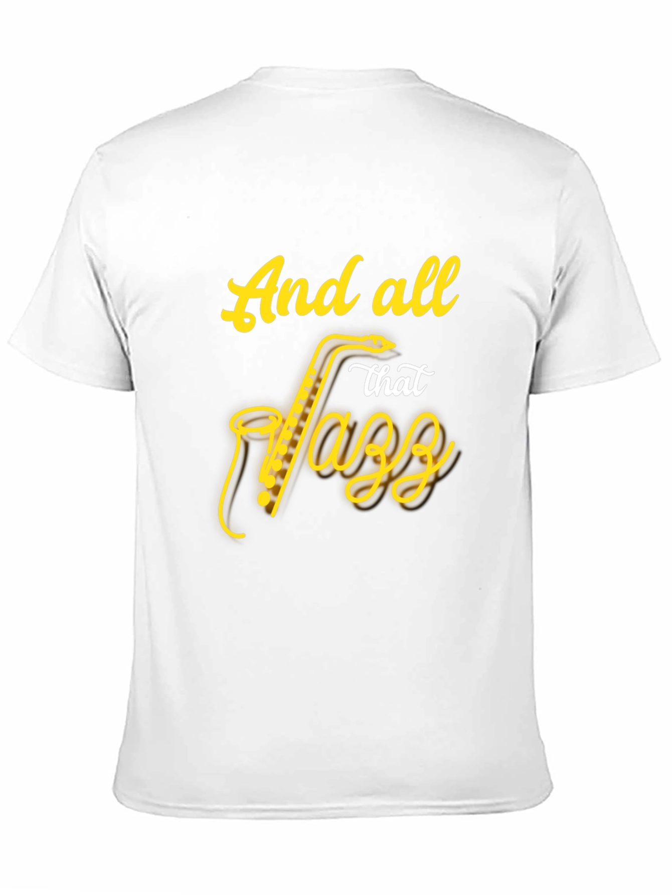 Jazz Saxophone Black T-Shirt - Music Lover Tee