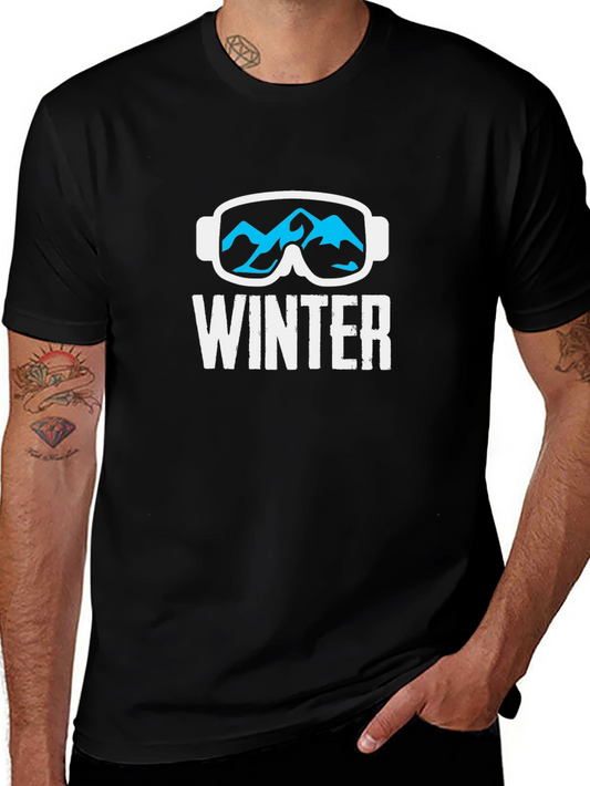 Winter Ski Goggles Graphic Tee