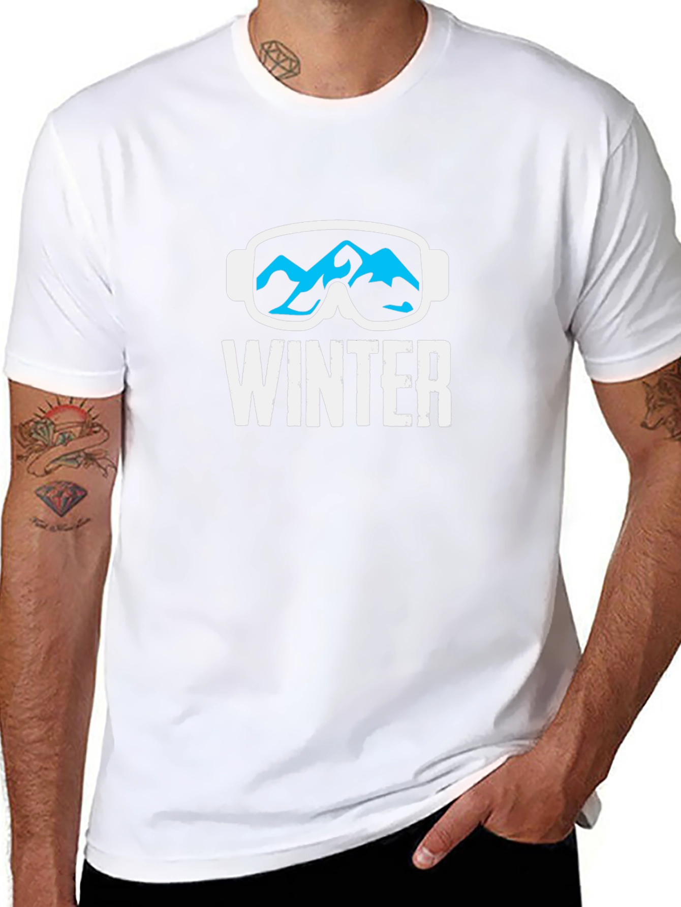 Winter Ski Goggles Graphic Tee