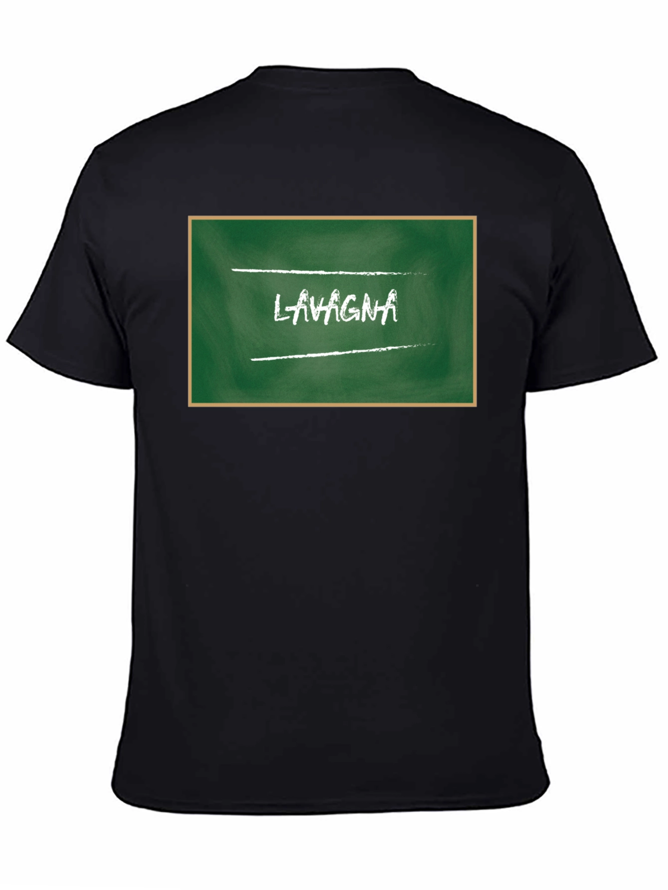 Lasagna Chalkboard Style Graphic Tee
