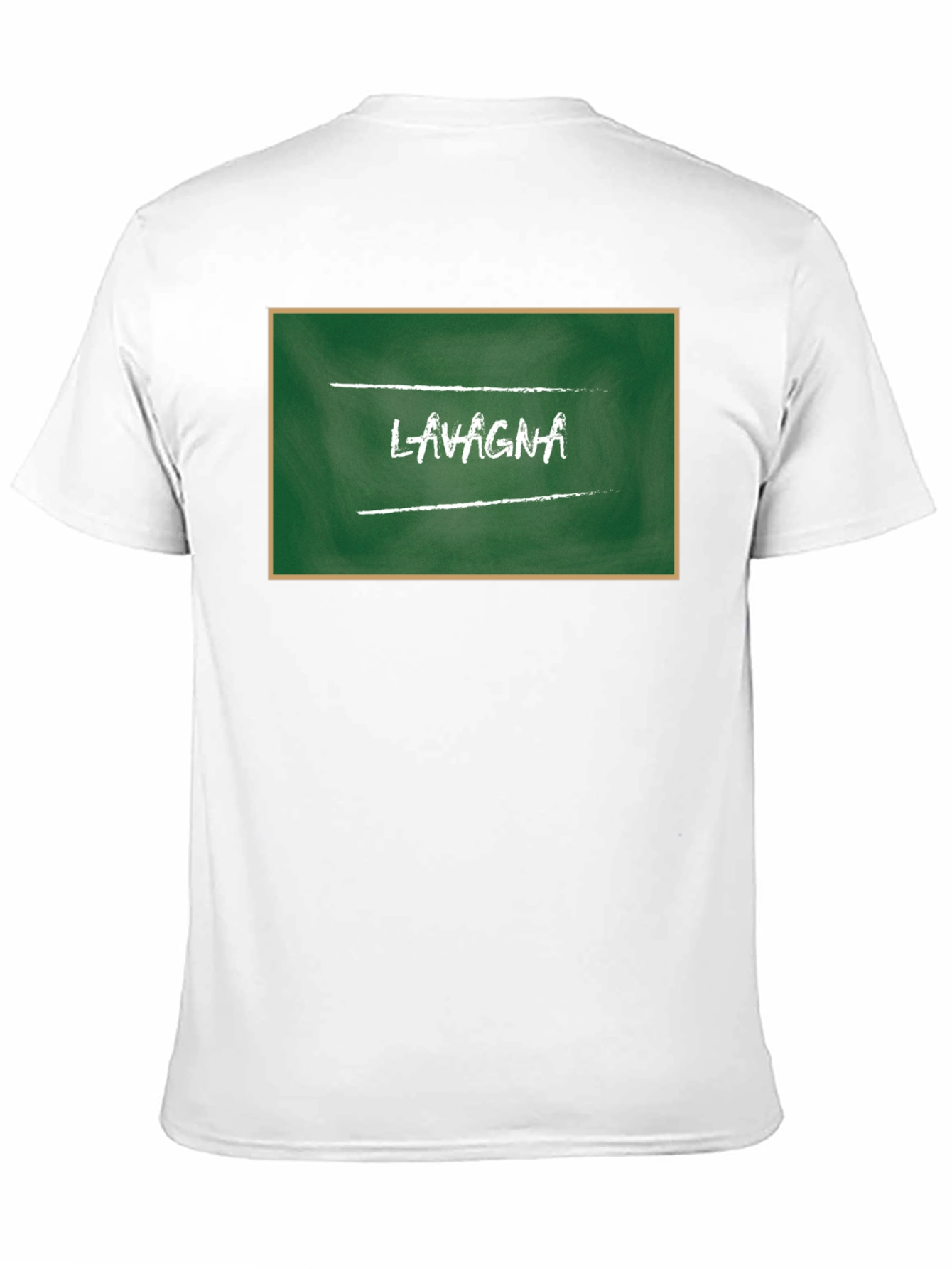 Lasagna Chalkboard Style Graphic Tee