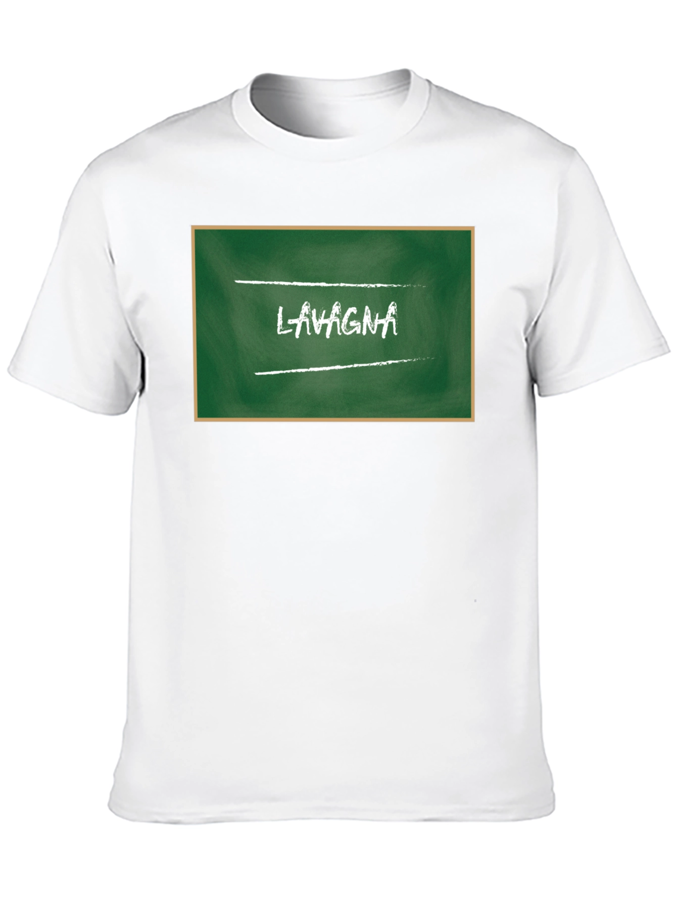 Lasagna Chalkboard Style Graphic Tee