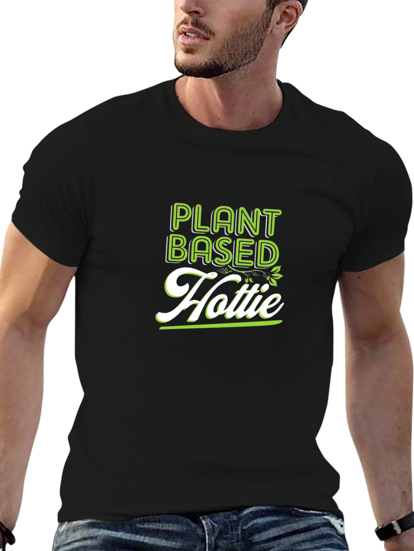 Plant Based Hottie T-Shirt - Black