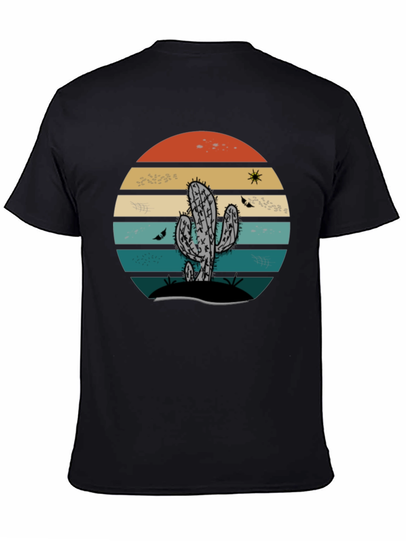 Retro Cactus Sunset Tee