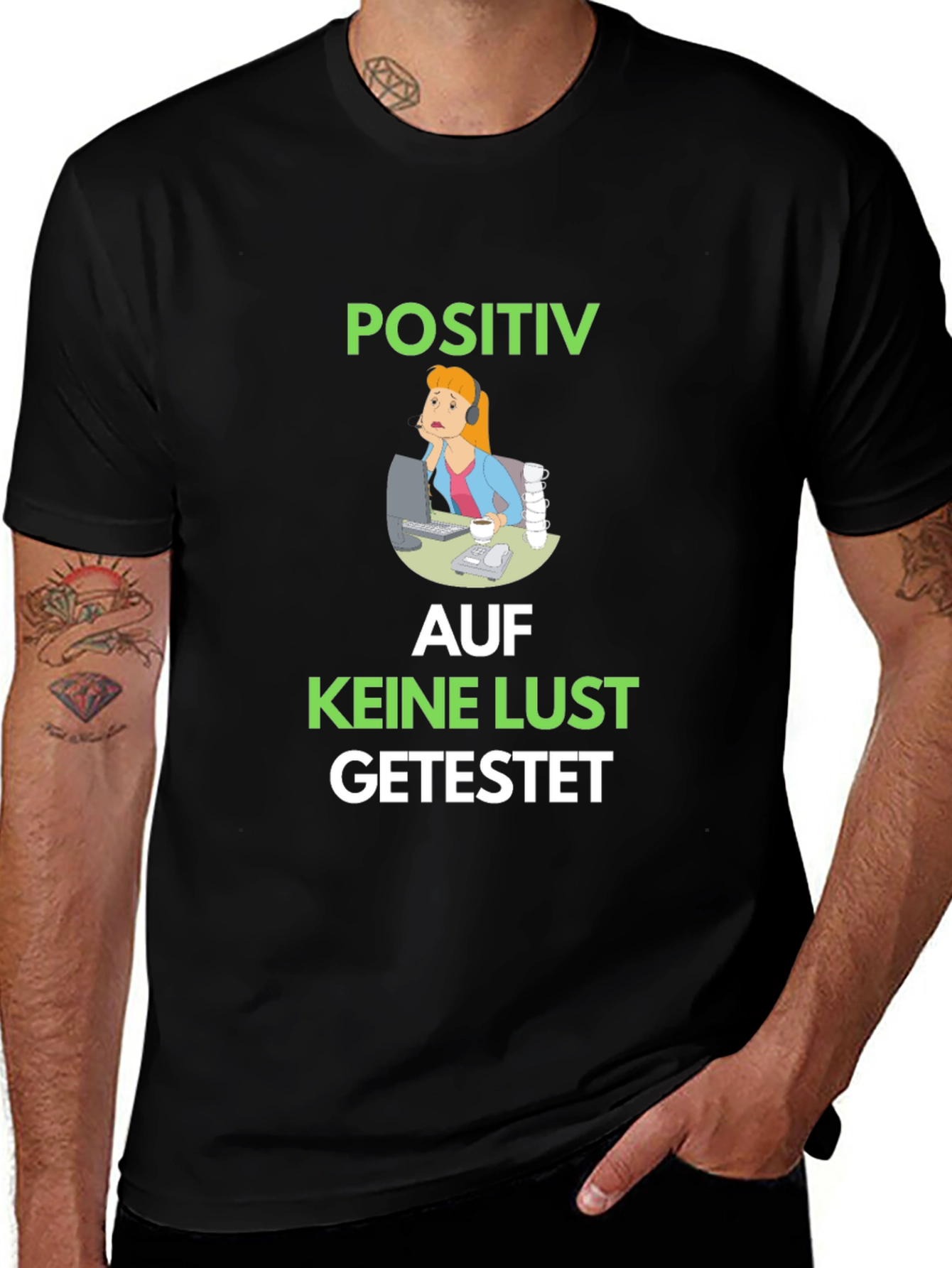 Positiv Auf Keine Lust Getestet Graphic Tee