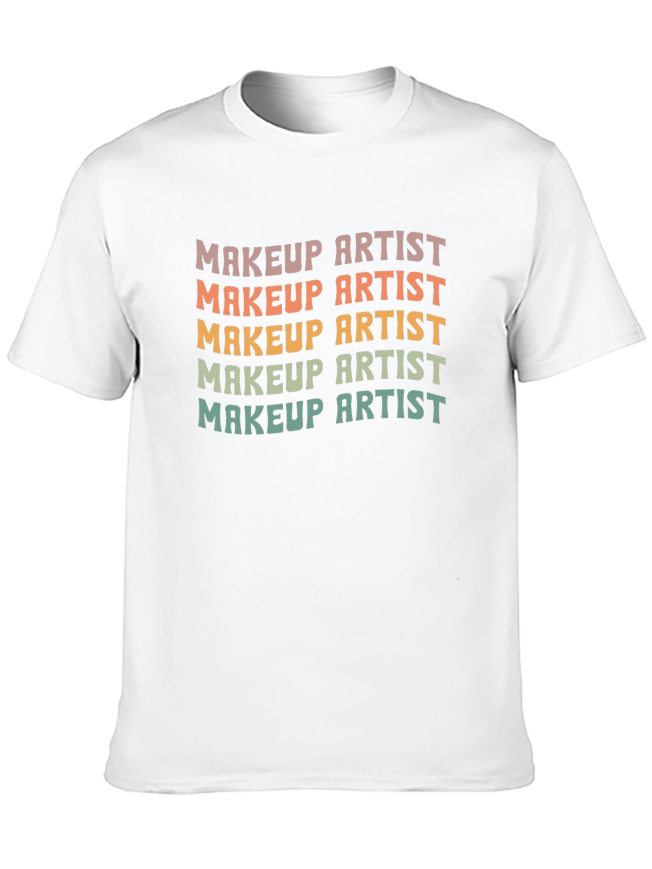 Makeup Artist Retro T-Shirt