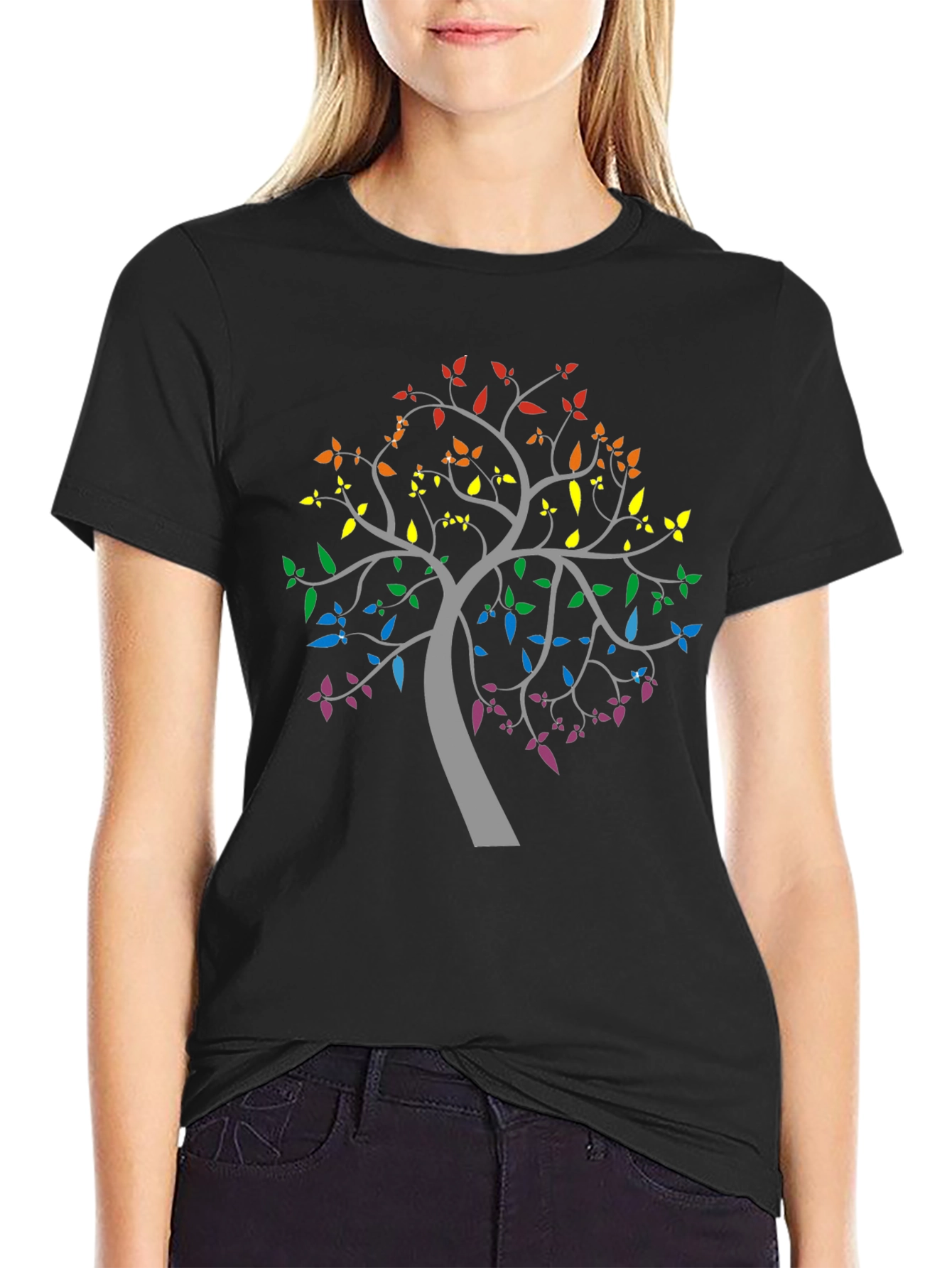 Rainbow Tree Graphic Tee - Pride & Nature