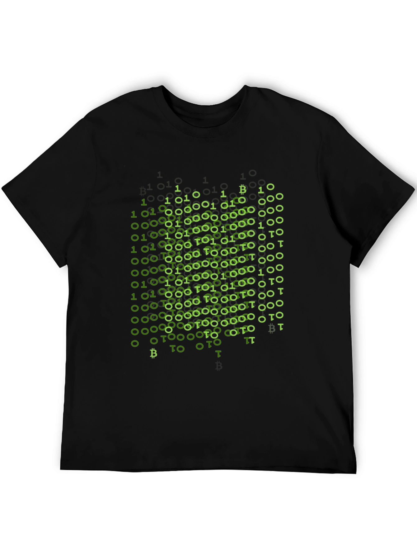 Binary Bitcoin T-Shirt - Crypto Style