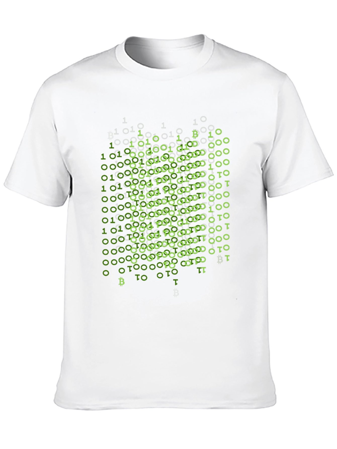 Binary Bitcoin T-Shirt - Crypto Style