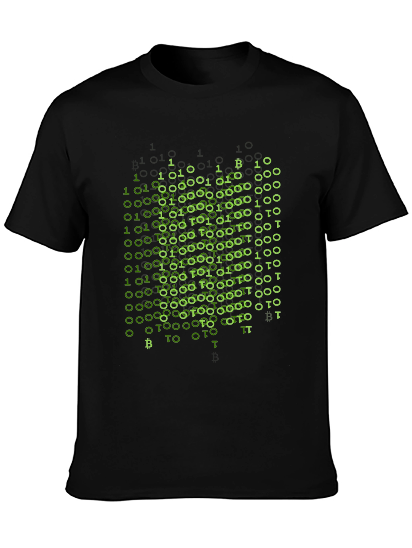 Binary Bitcoin T-Shirt - Crypto Style