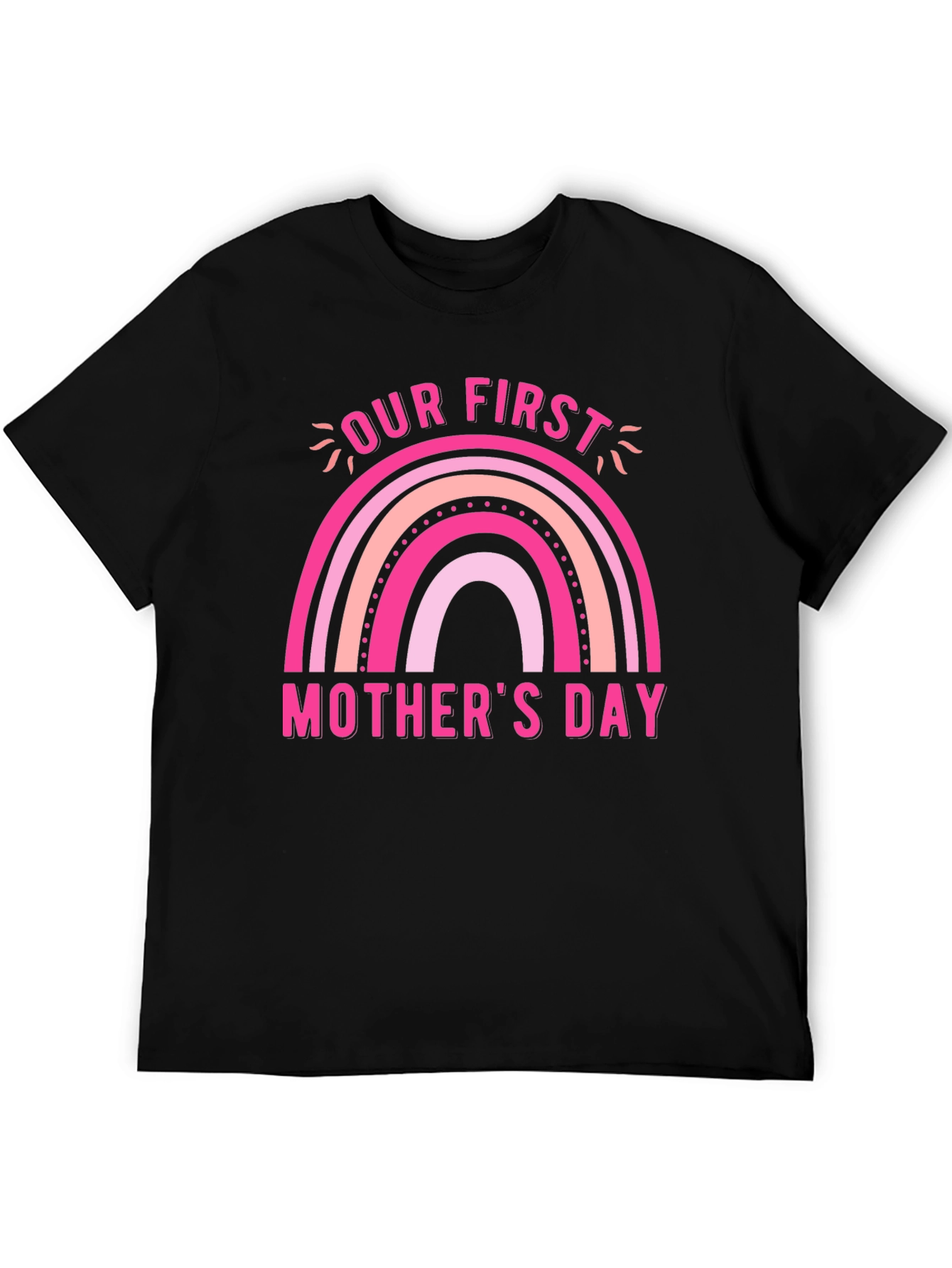 First Mothers Day Rainbow Tee