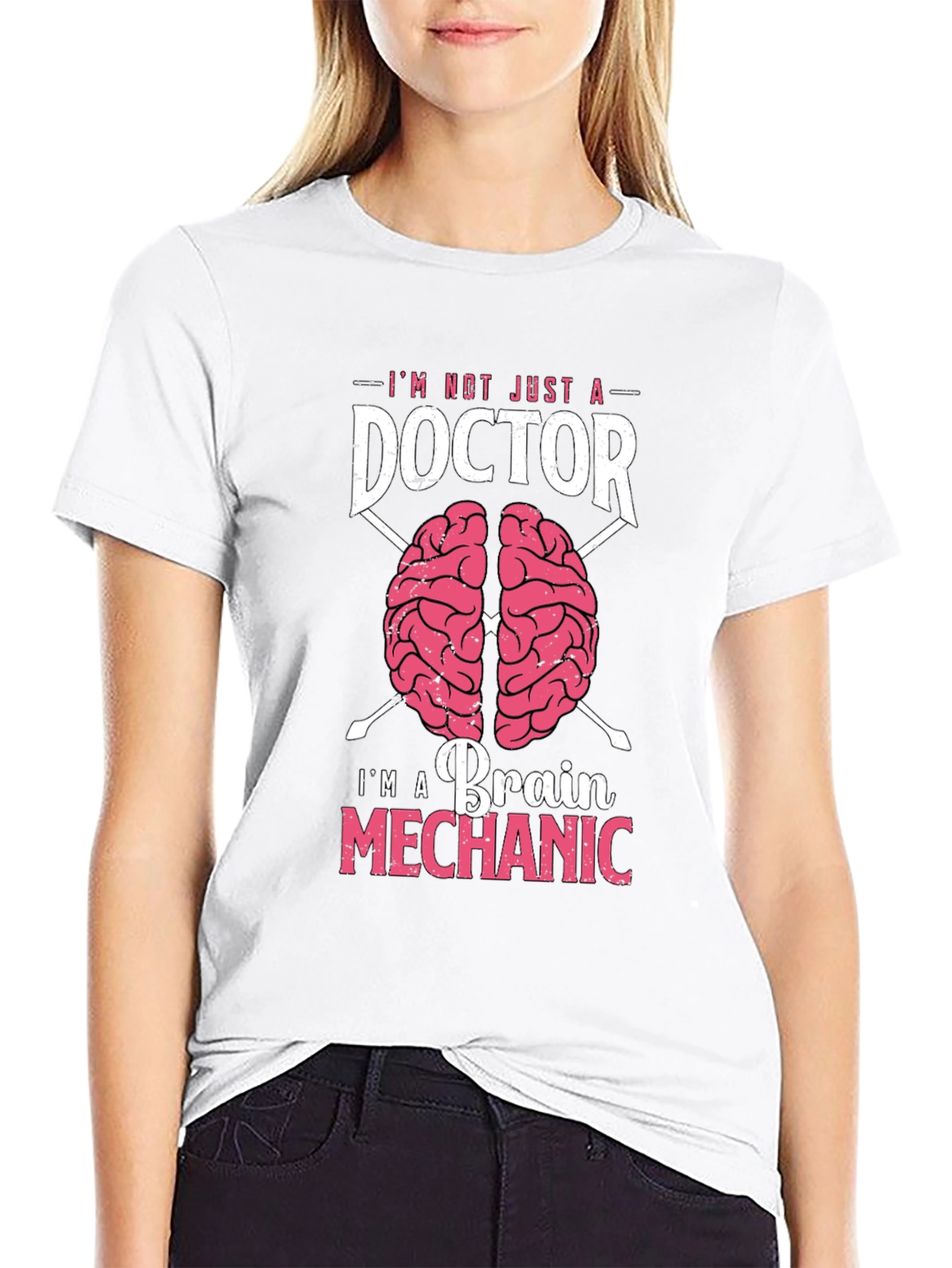 Brain Mechanic Doctor T-Shirt - Unique Neurosurgeon Gift