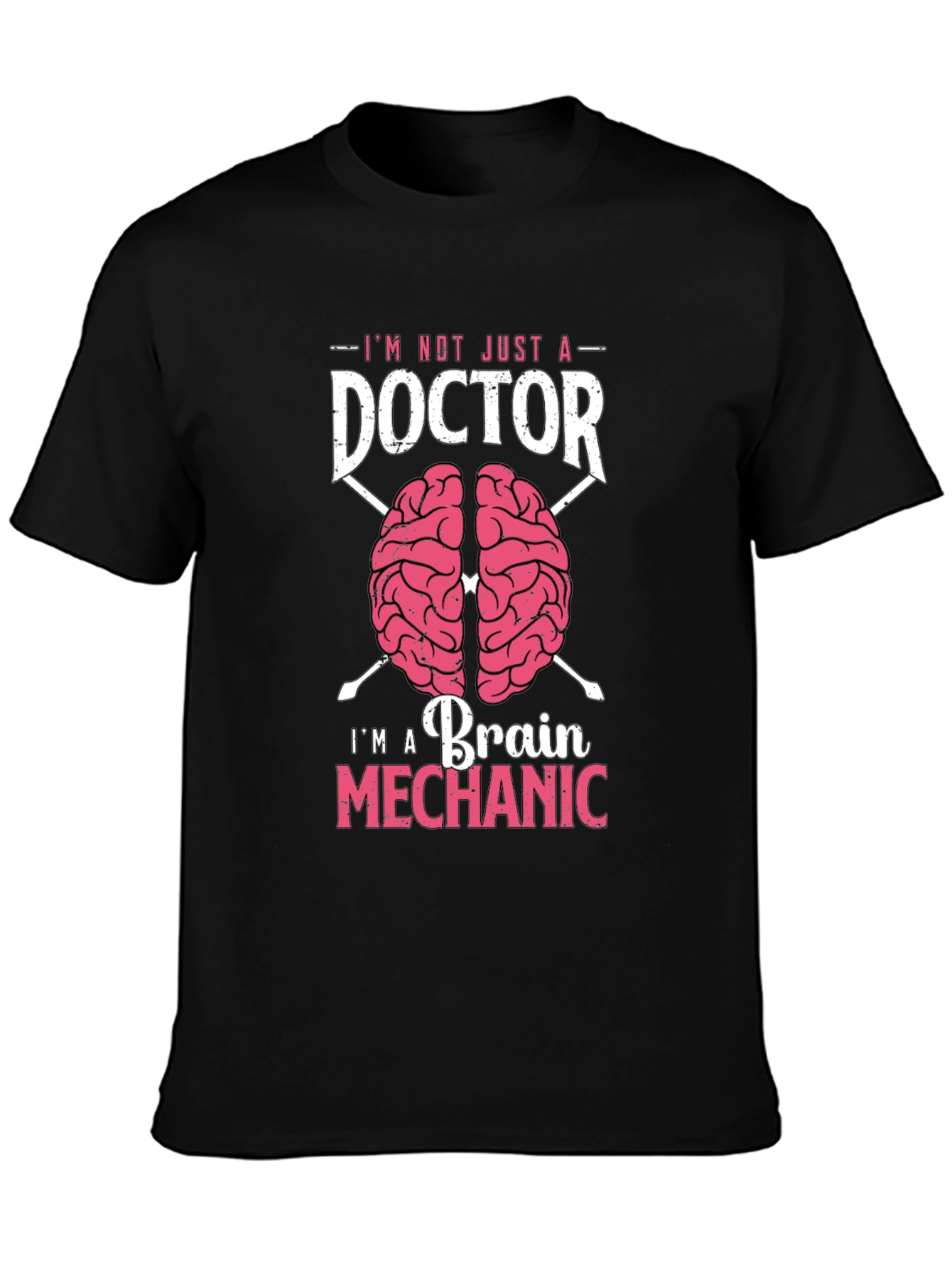 Brain Mechanic Doctor T-Shirt - Unique Neurosurgeon Gift