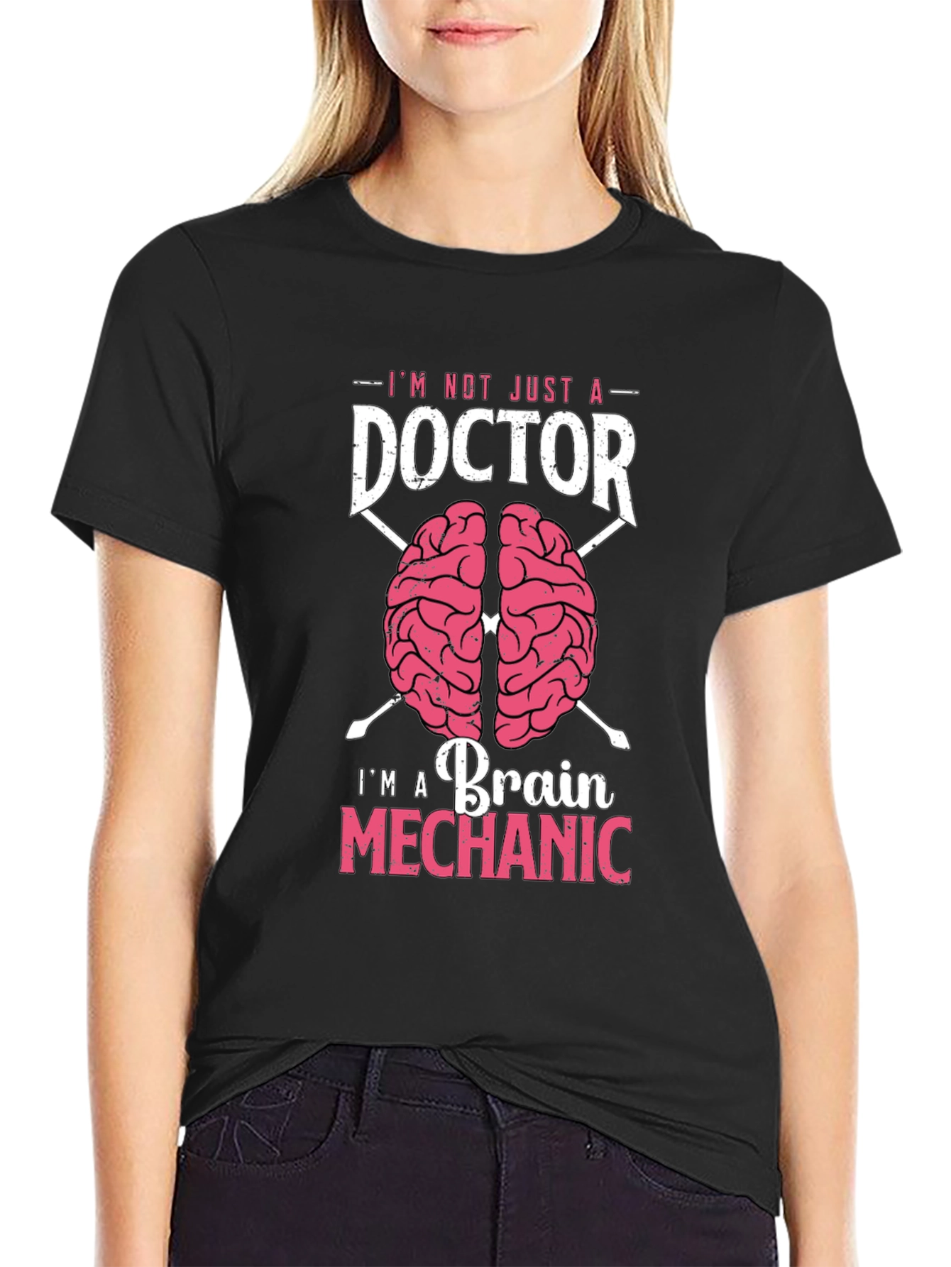 Brain Mechanic Doctor T-Shirt - Unique Neurosurgeon Gift