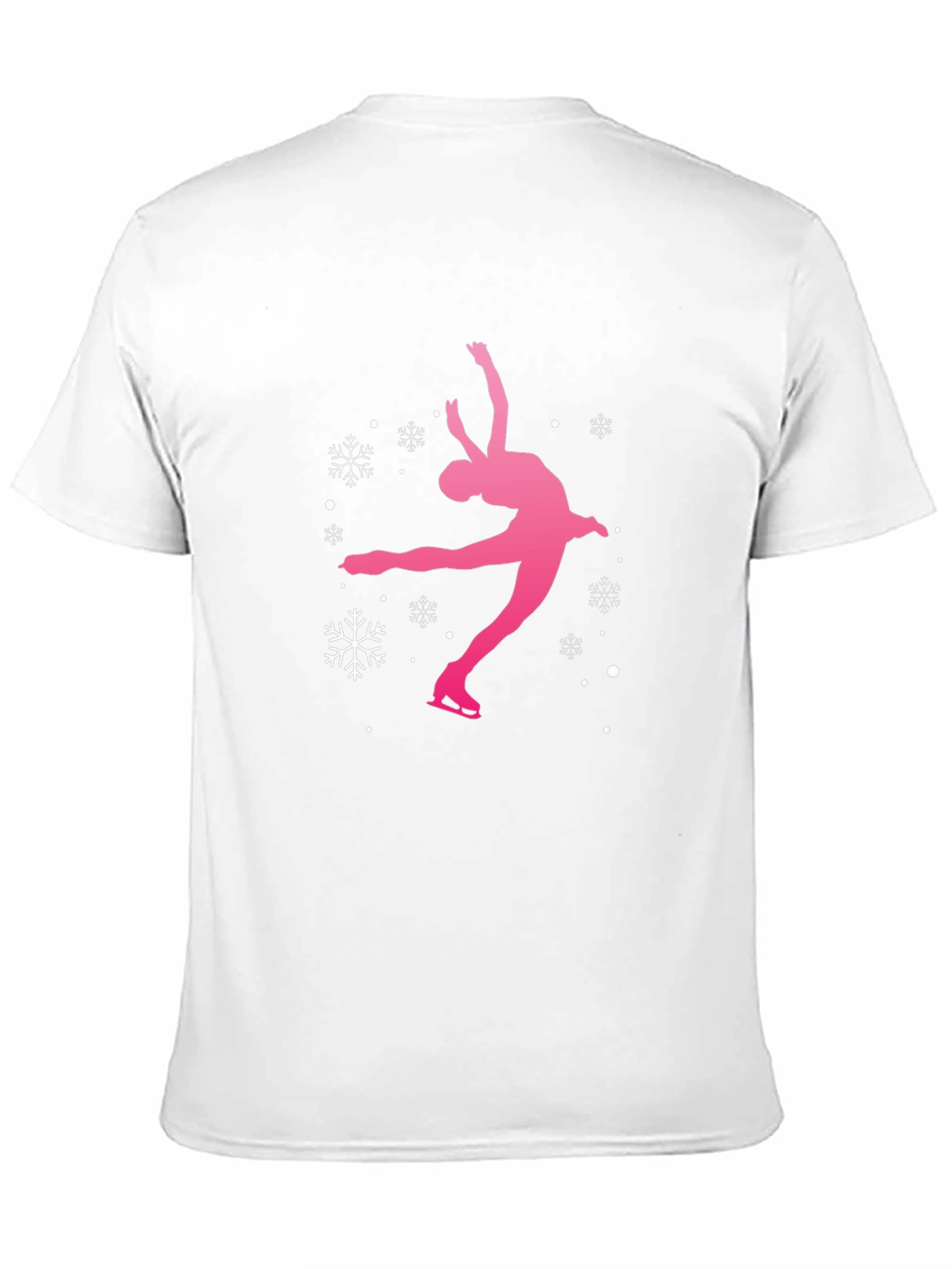 Figure Skating Snowflake Graphic T-Shirt