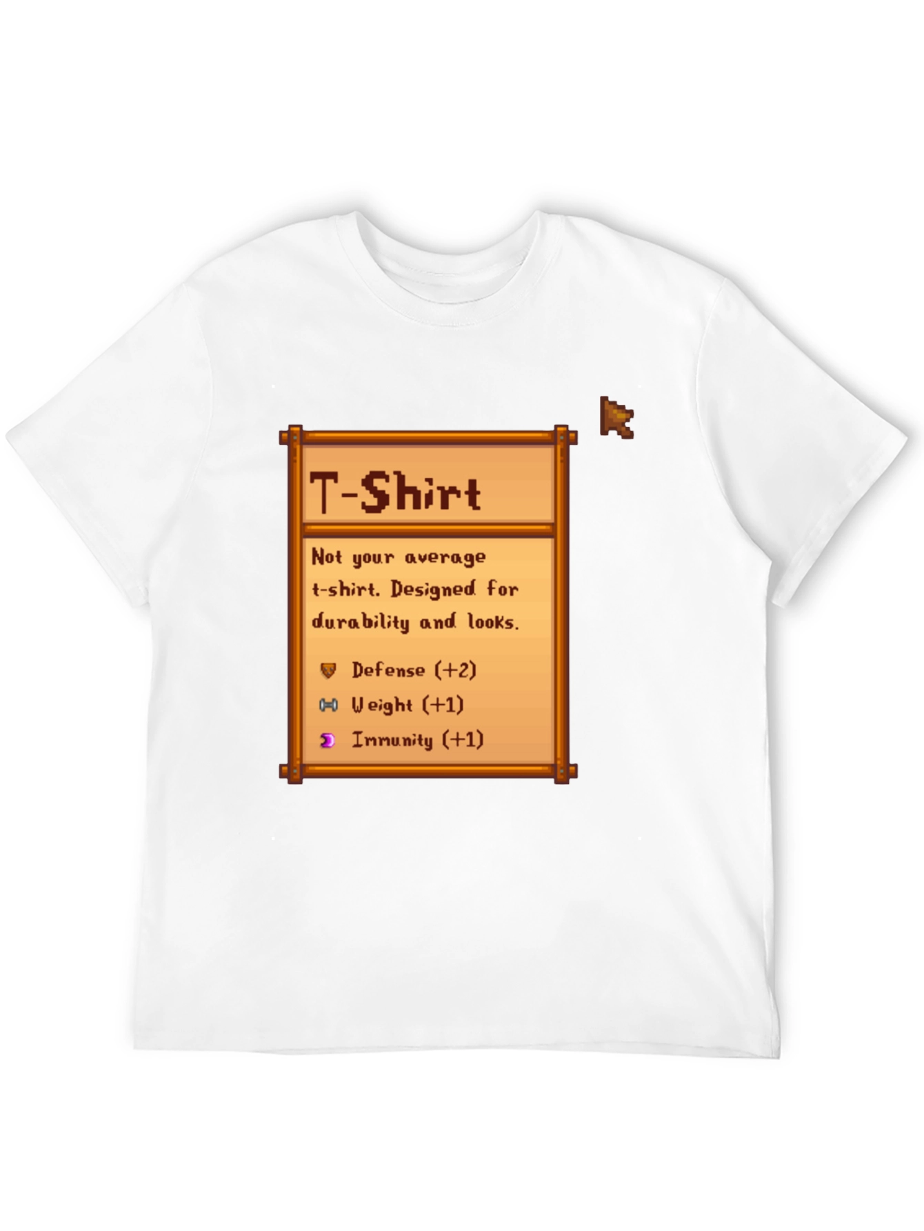 Stardew Valley T-Shirt: Defense Weight & Immunity Boost