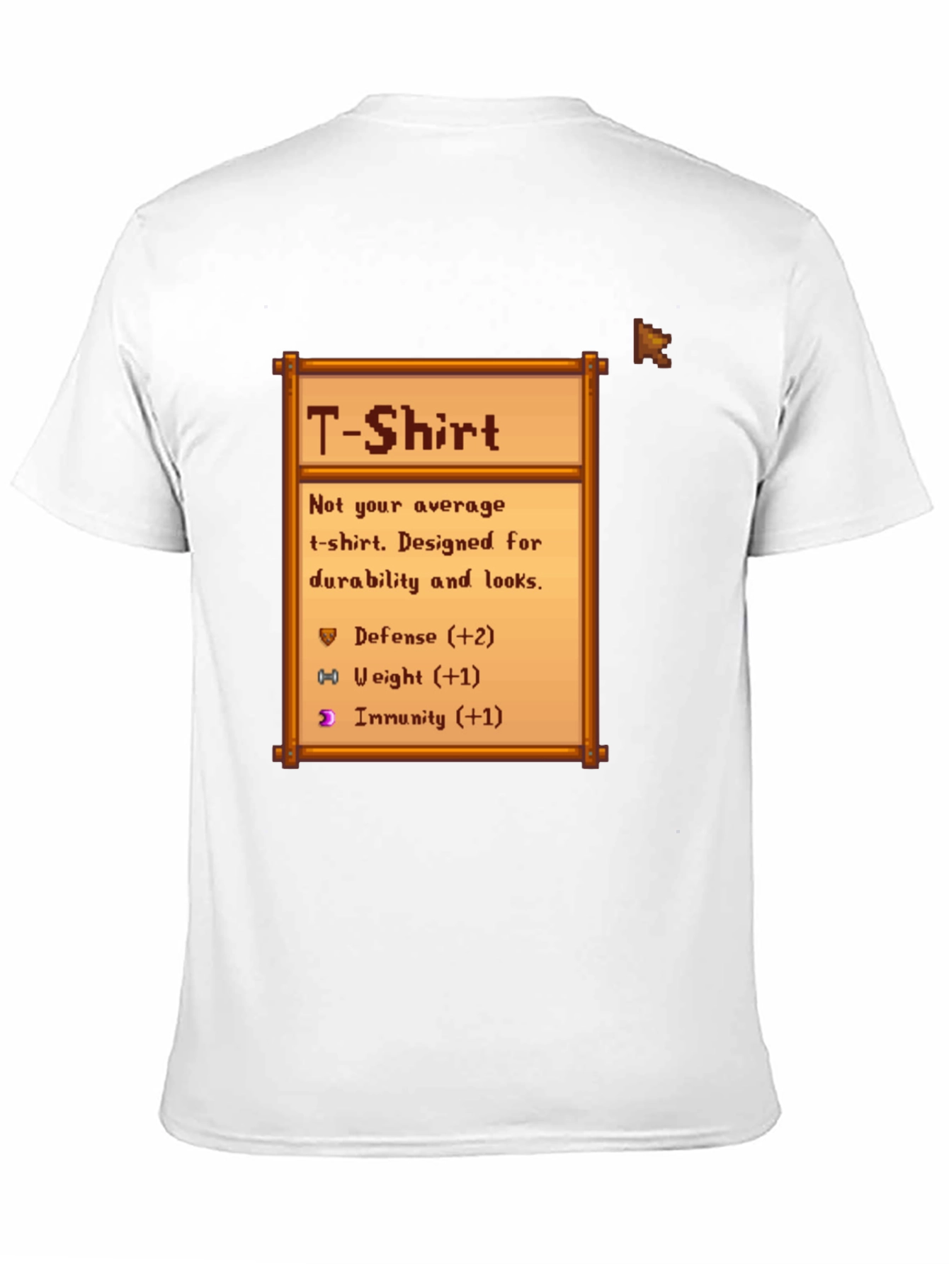 Stardew Valley T-Shirt: Defense Weight & Immunity Boost