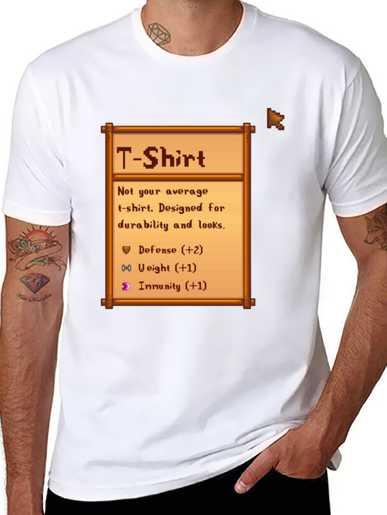 Stardew Valley T-Shirt: Defense Weight & Immunity Boost