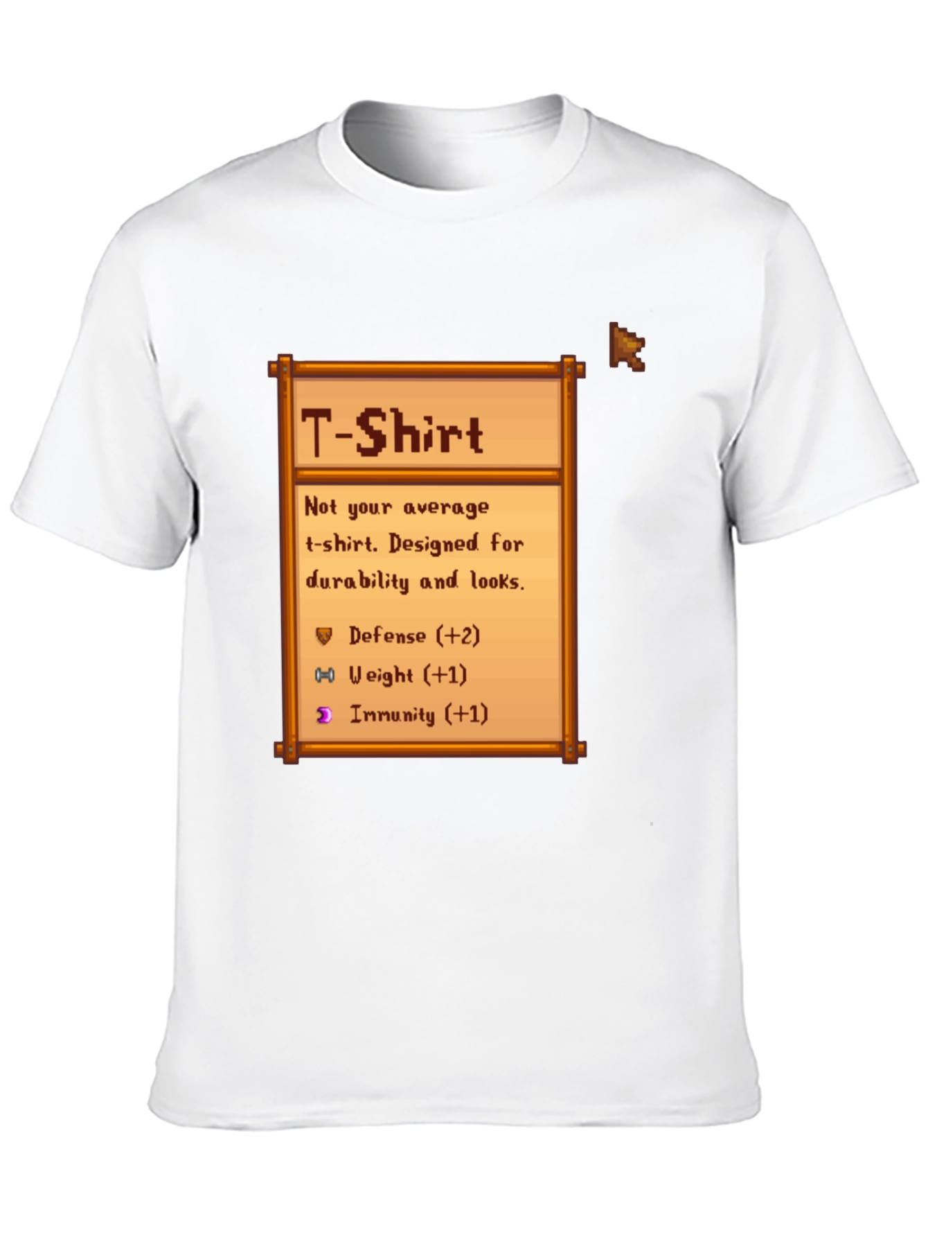 Stardew Valley T-Shirt: Defense Weight & Immunity Boost