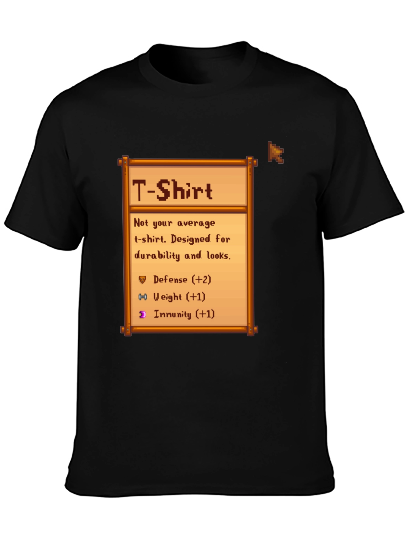 Stardew Valley T-Shirt: Defense Weight & Immunity Boost