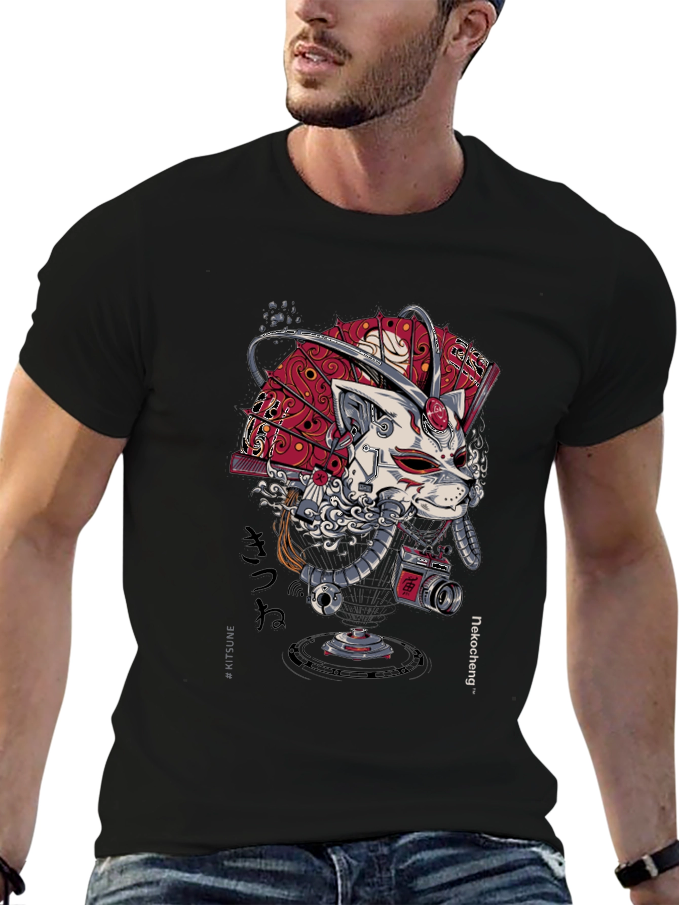 Cyberpunk Kitsune T-Shirt