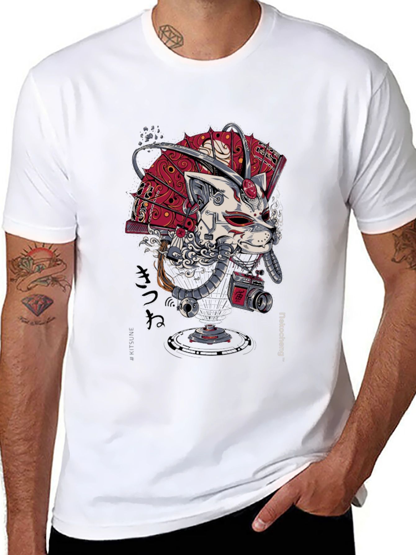 Cyberpunk Kitsune T-Shirt