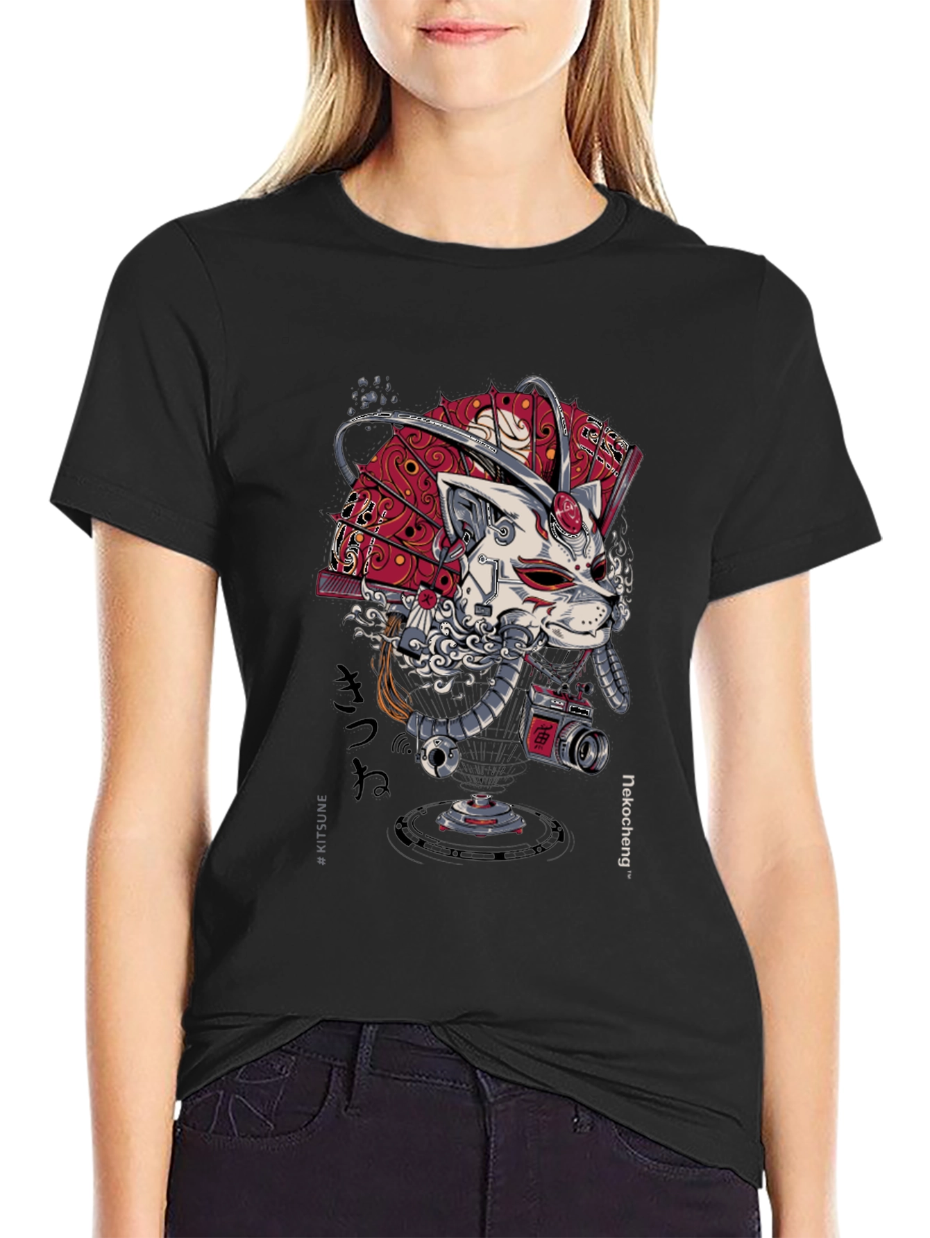 Cyberpunk Kitsune T-Shirt