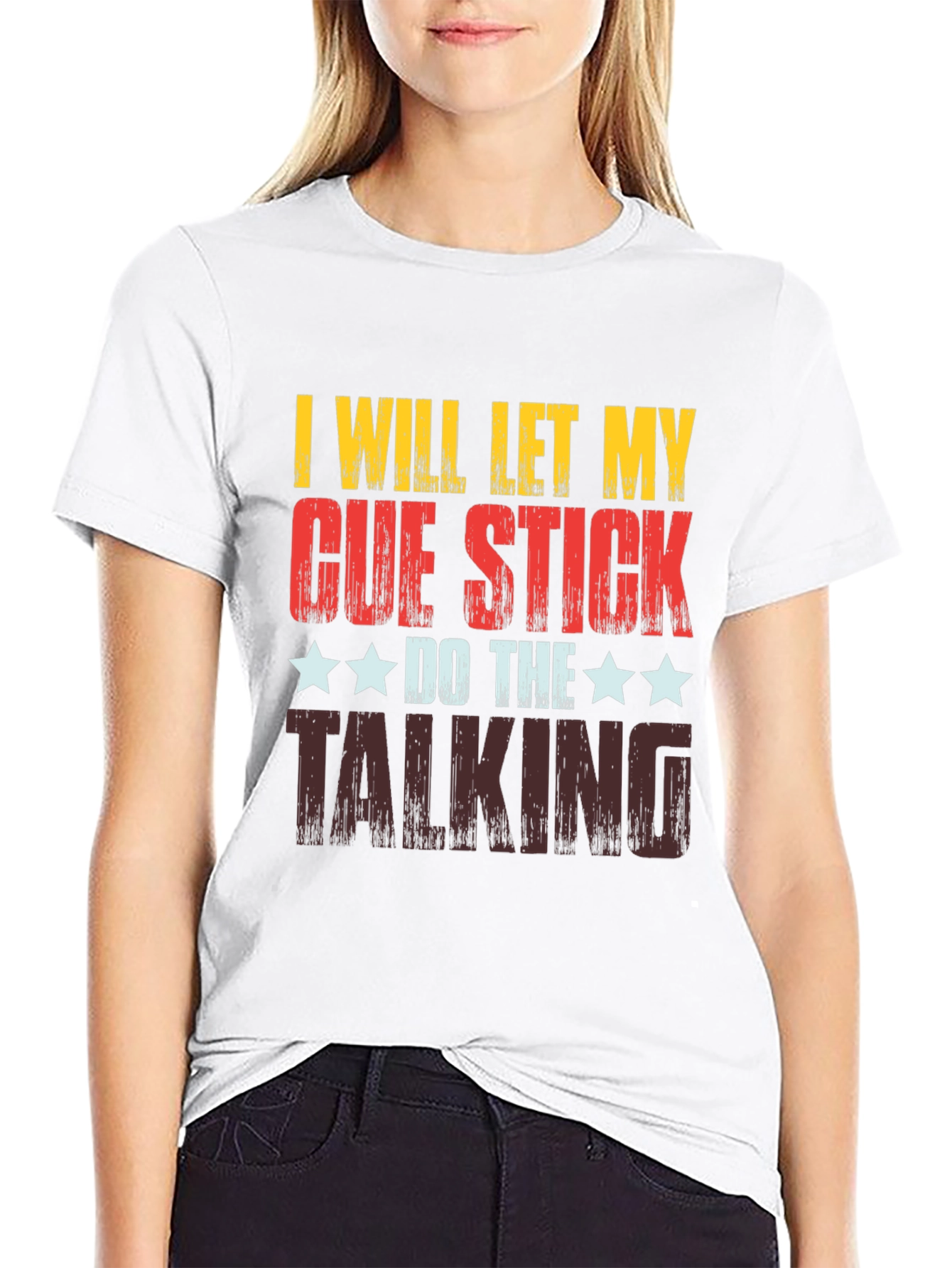 Cue Stick Talking T-Shirt