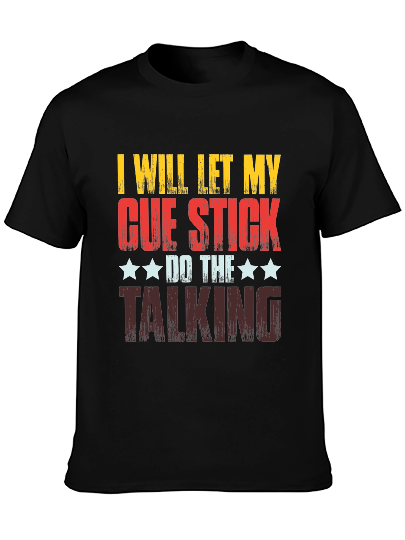 Cue Stick Talking T-Shirt