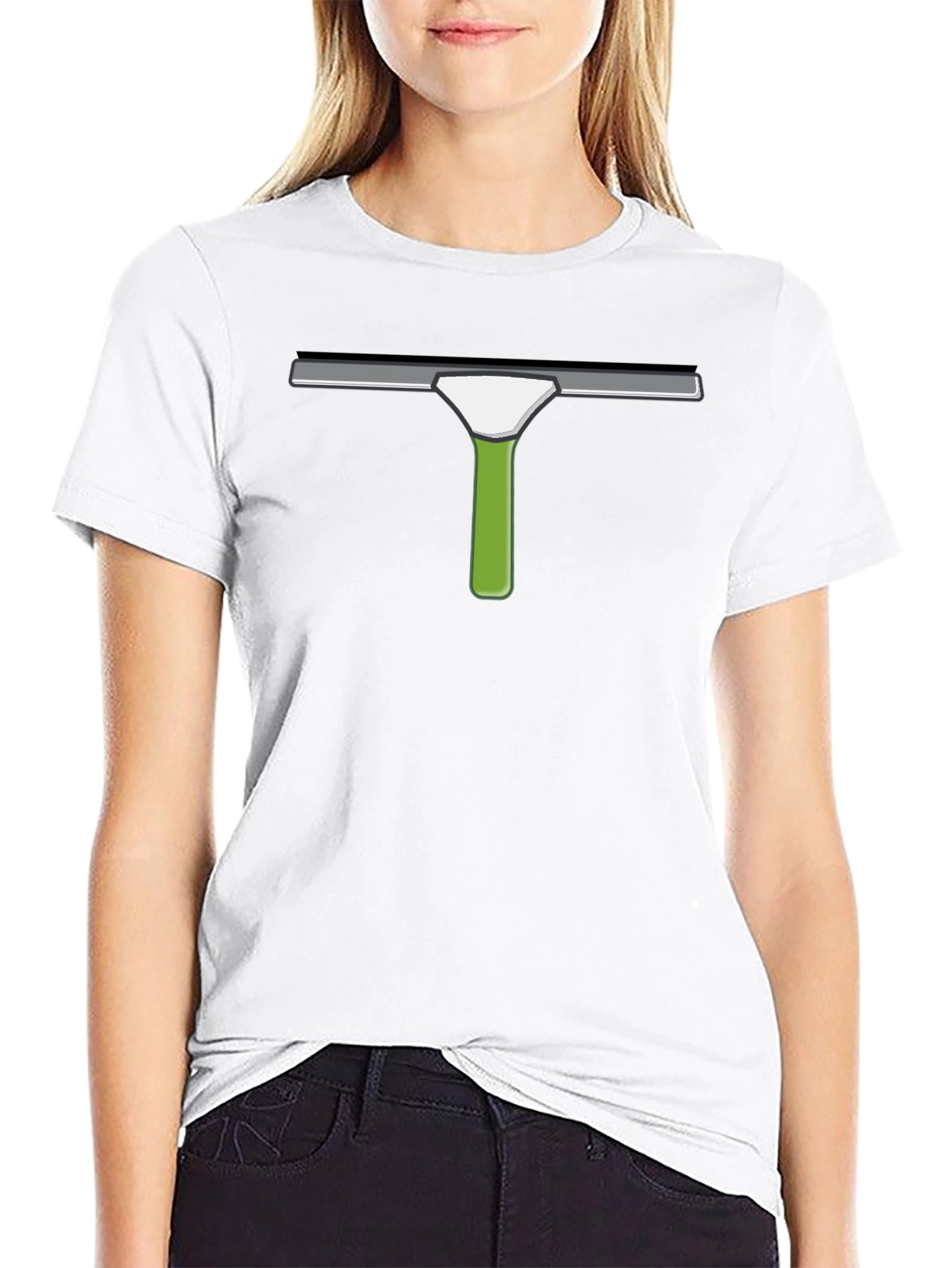 Wiper Graphic Tee - Funny Cleaning Crew T-Shirt