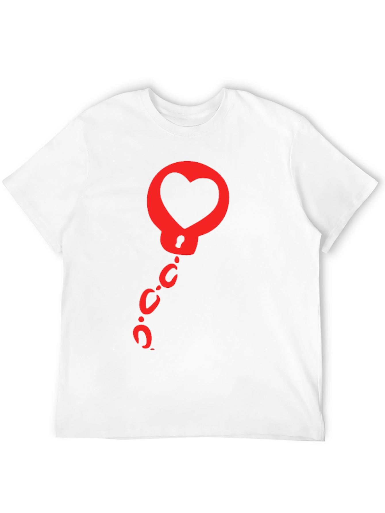 Heart Handcuffs Graphic Tee - Black