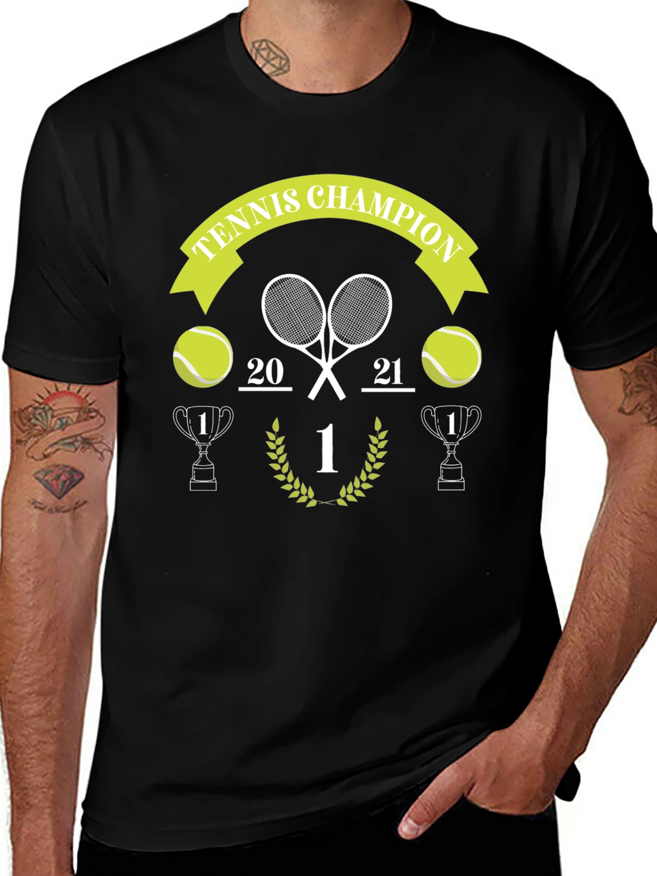 Tennis Champion 2021 Graphic T-Shirt