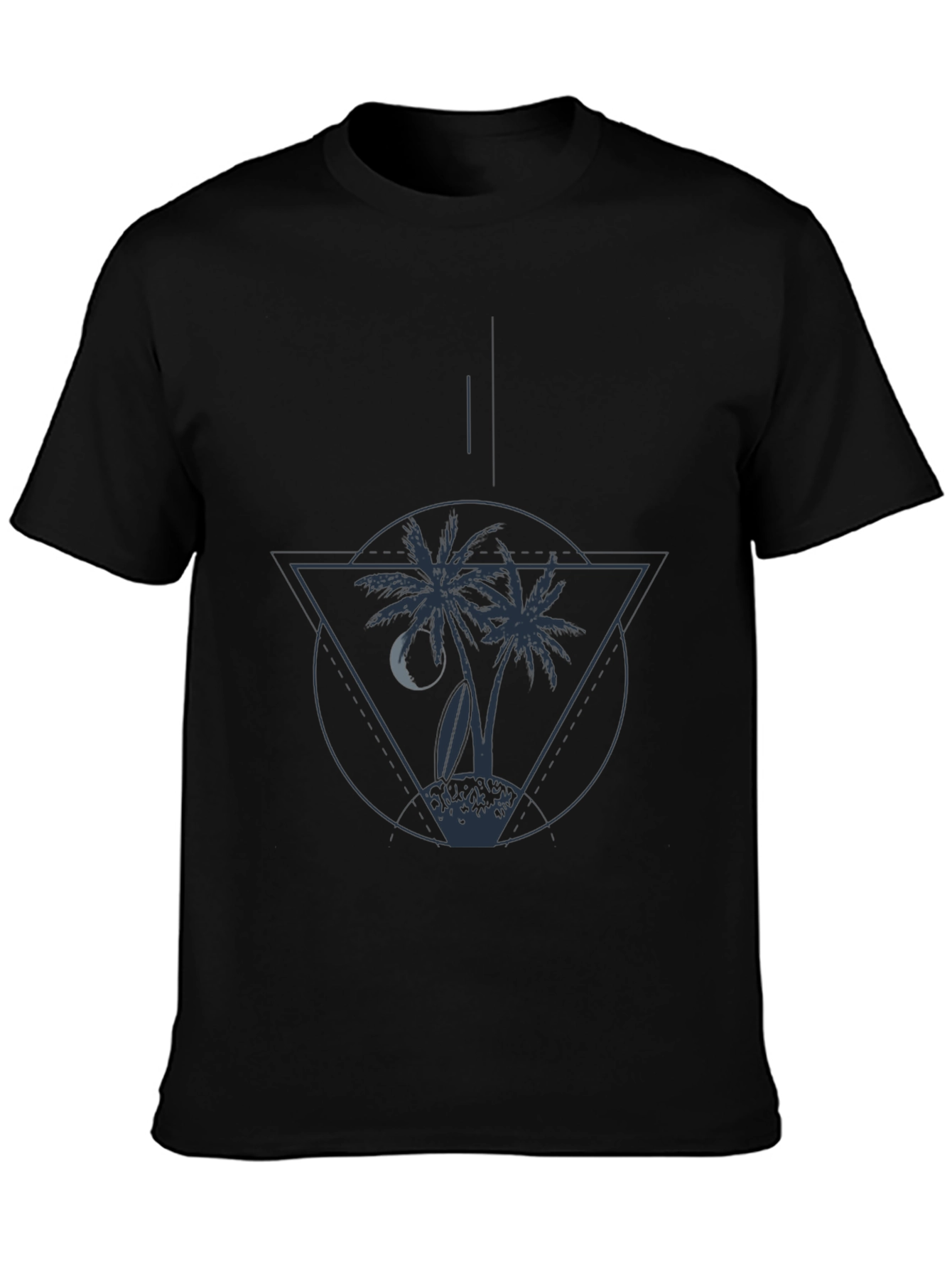Tropical Island Tee - Palm Tree Graphic
