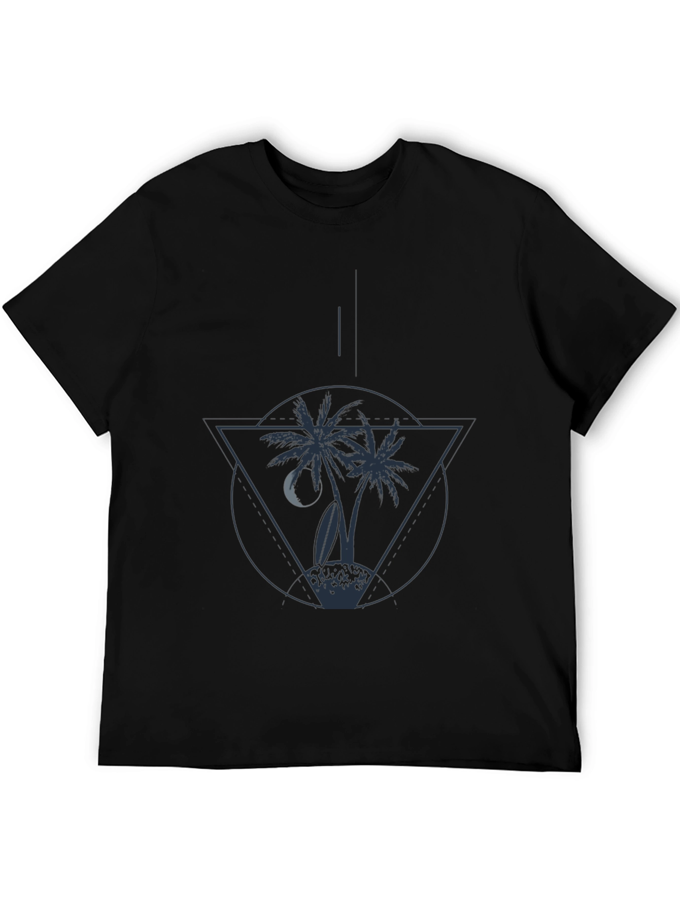 Tropical Island Tee - Palm Tree Graphic
