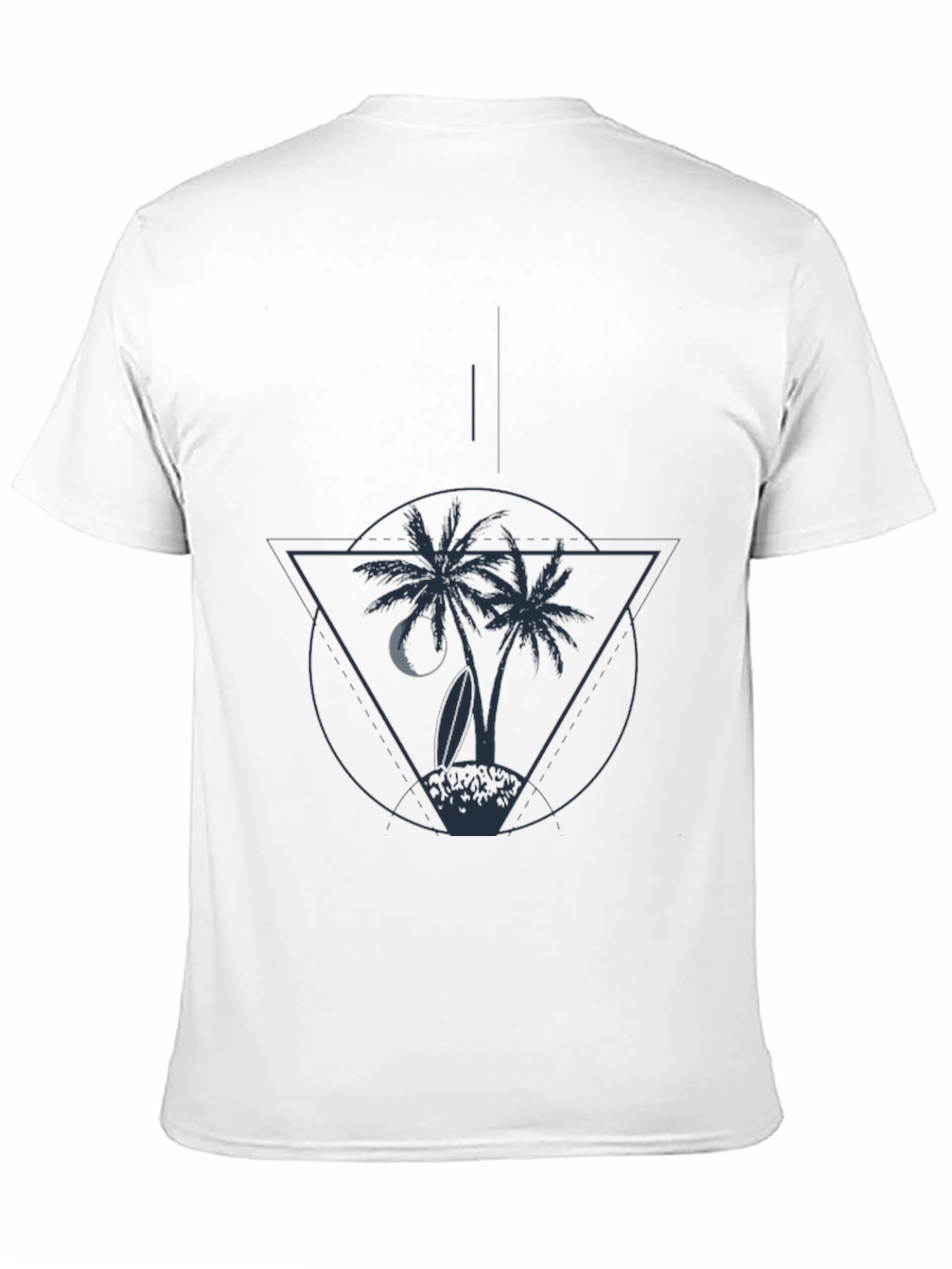 Tropical Island Tee - Palm Tree Graphic