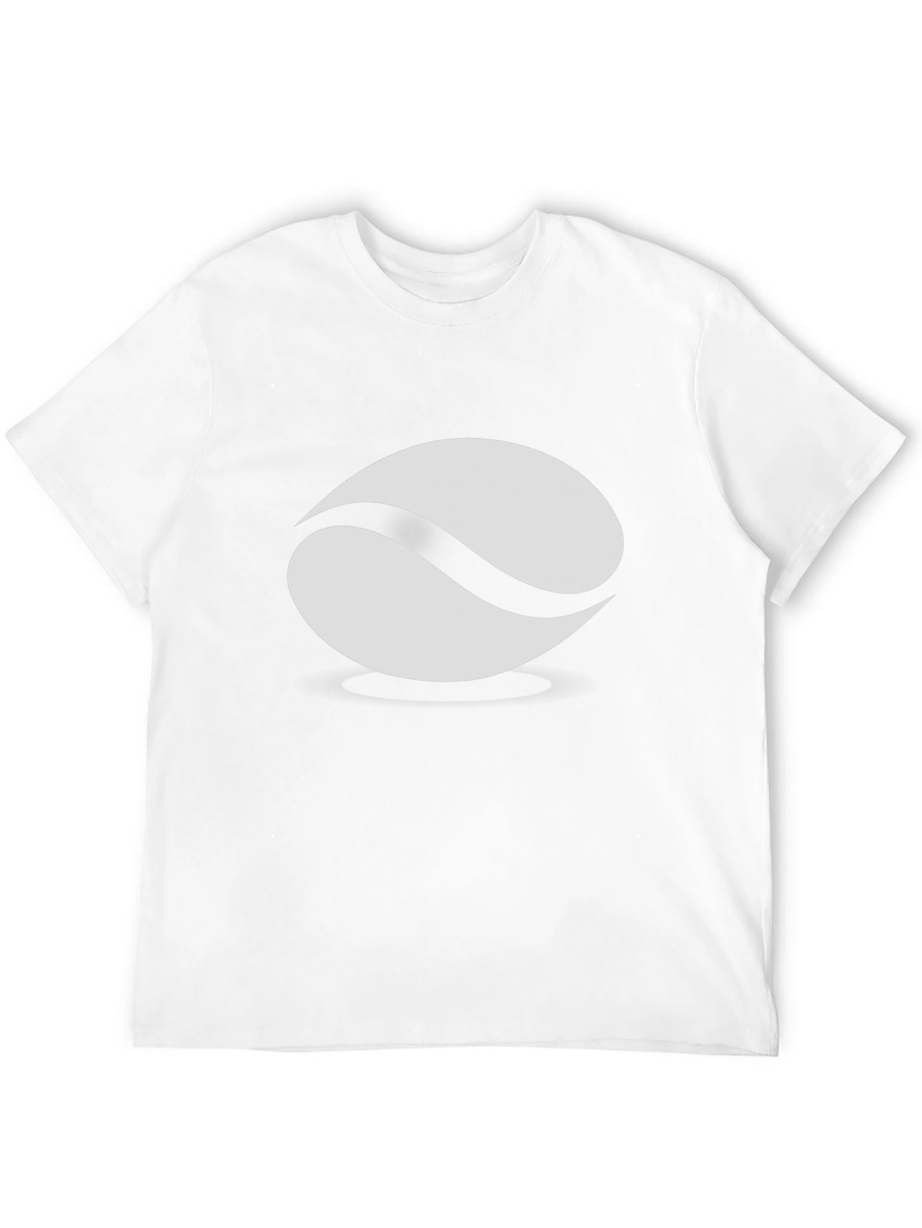 Black T-Shirt with Abstract Graphic