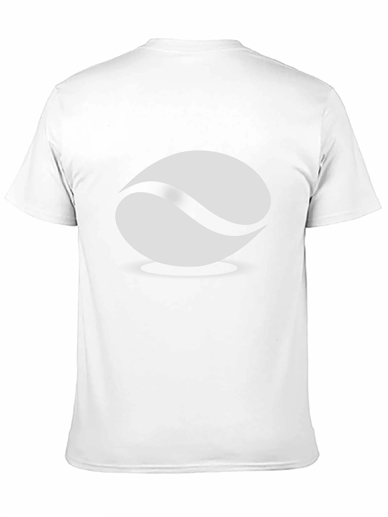 Black T-Shirt with Abstract Graphic