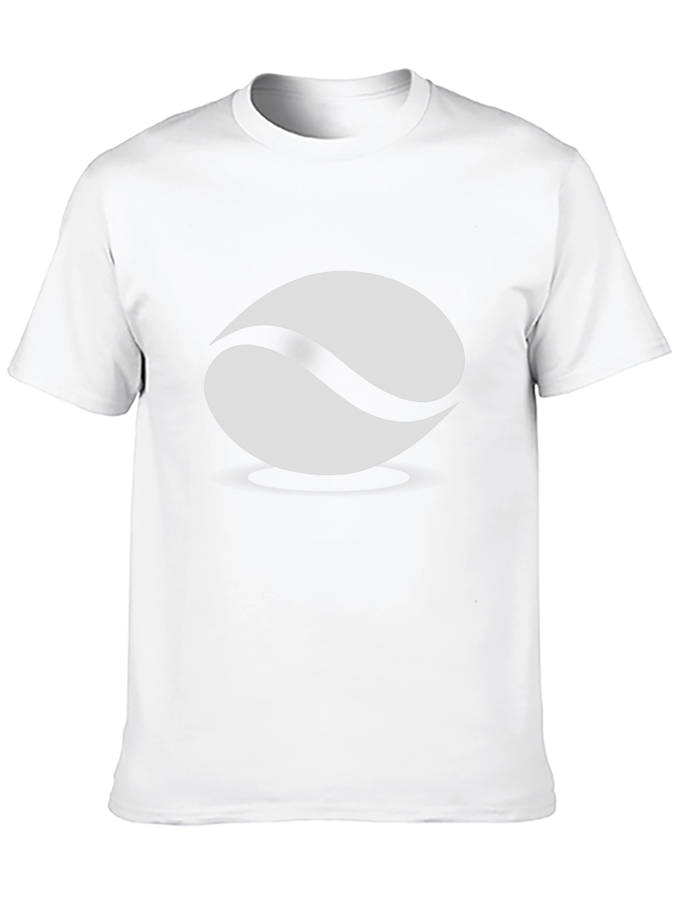 Black T-Shirt with Abstract Graphic