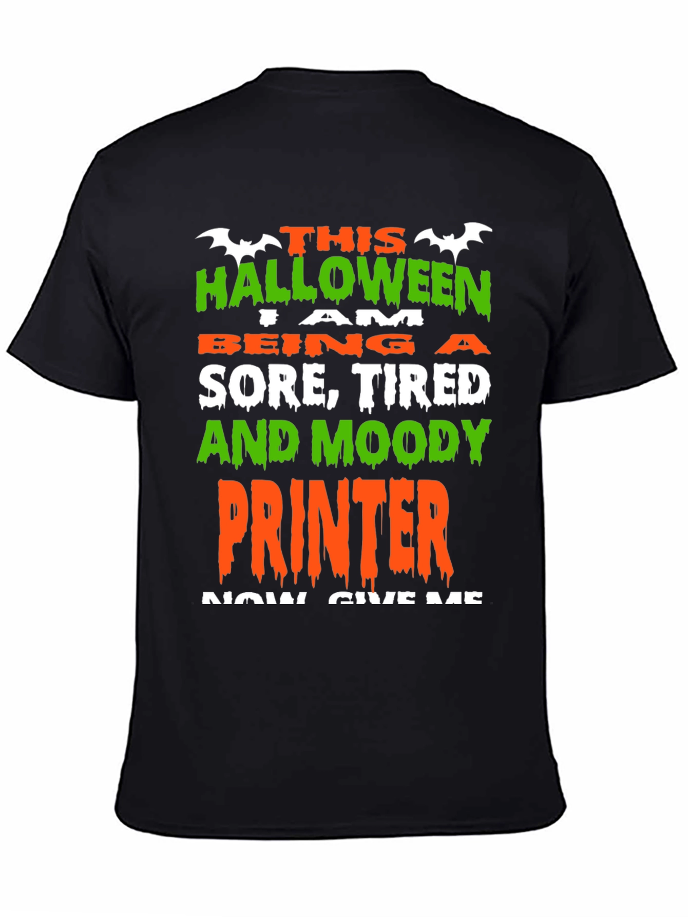 Halloween Printer T-Shirt