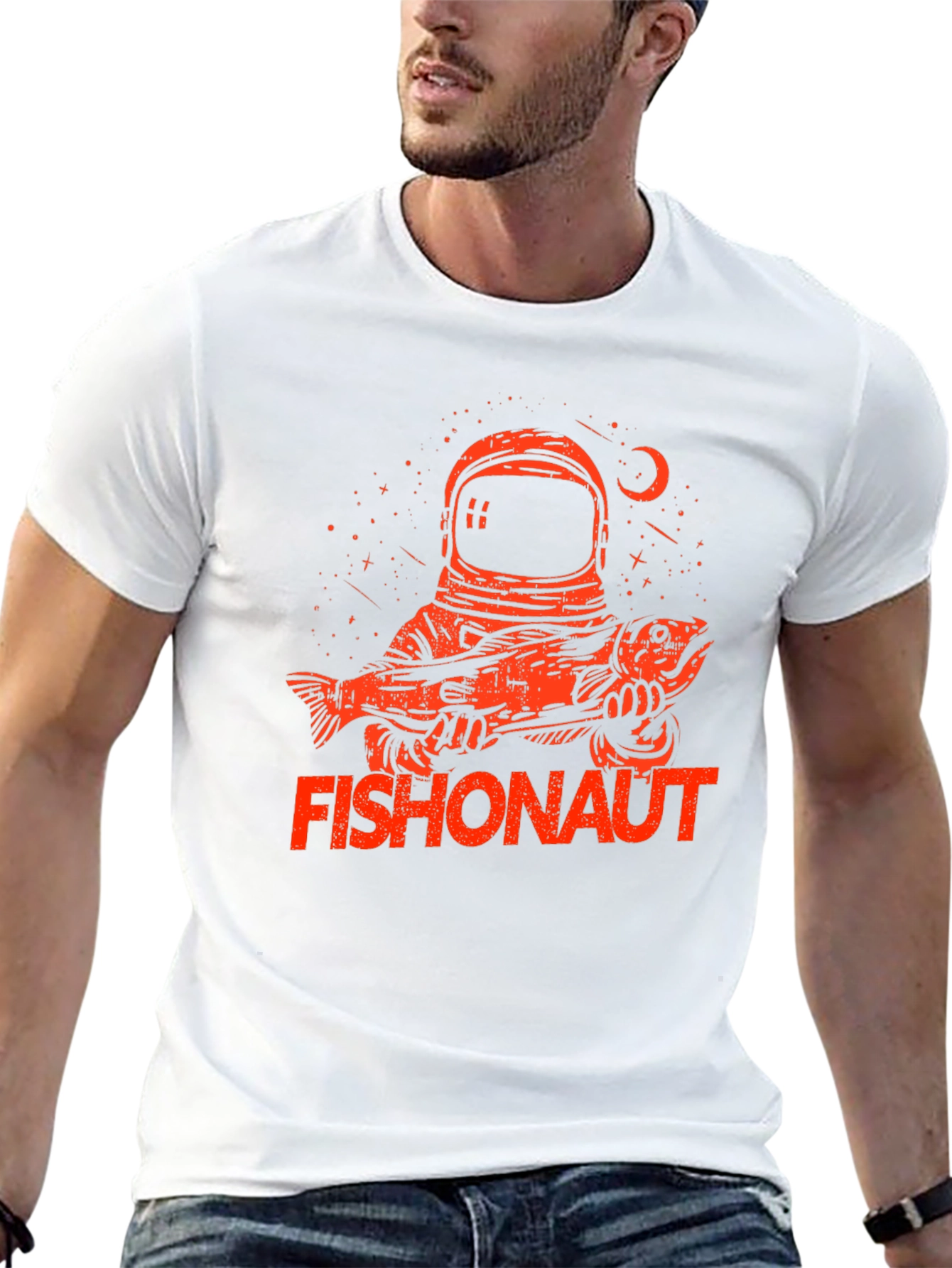 Fishonaut Graphic T-Shirt - Black