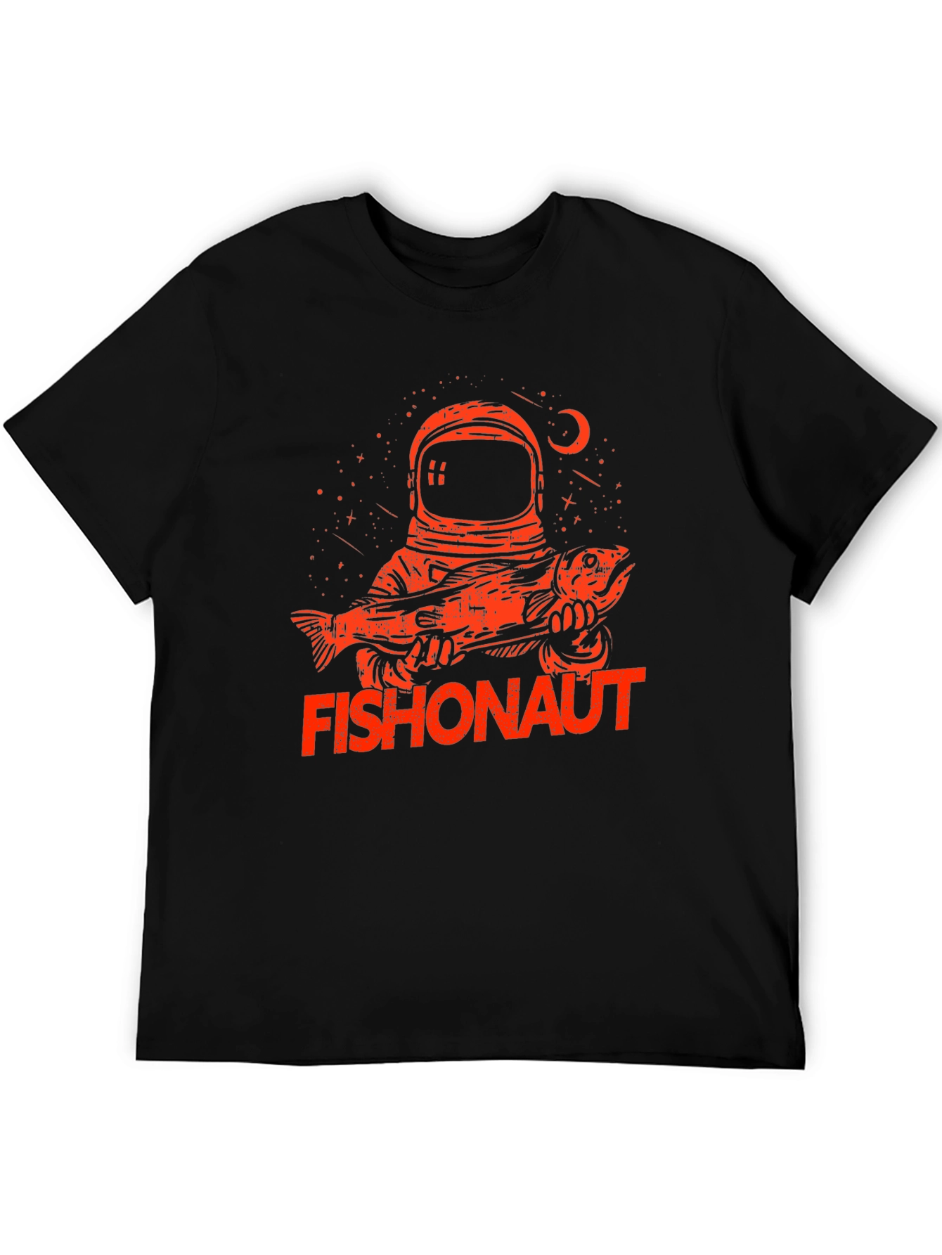 Fishonaut Graphic T-Shirt - Black