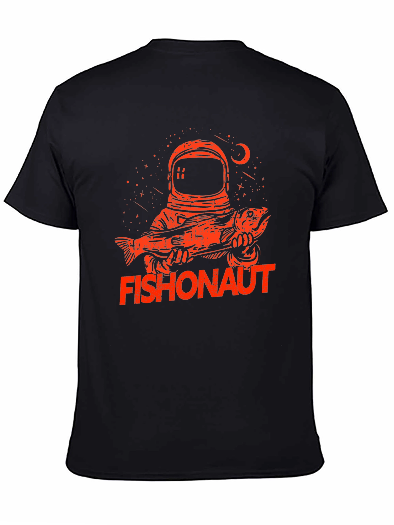 Fishonaut Graphic T-Shirt - Black