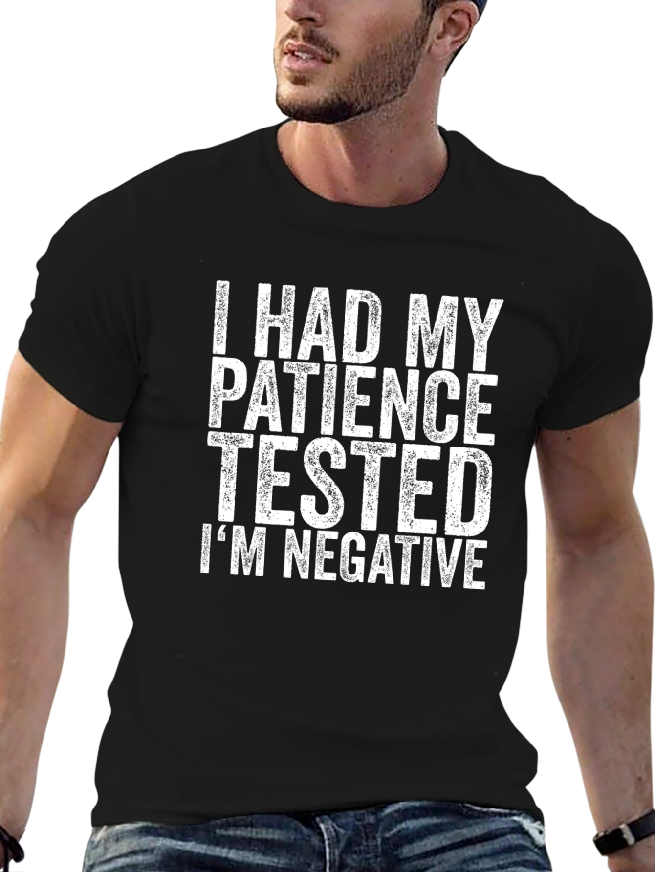 Patience Tested Graphic T-Shirt - Sarcastic Humor Tee