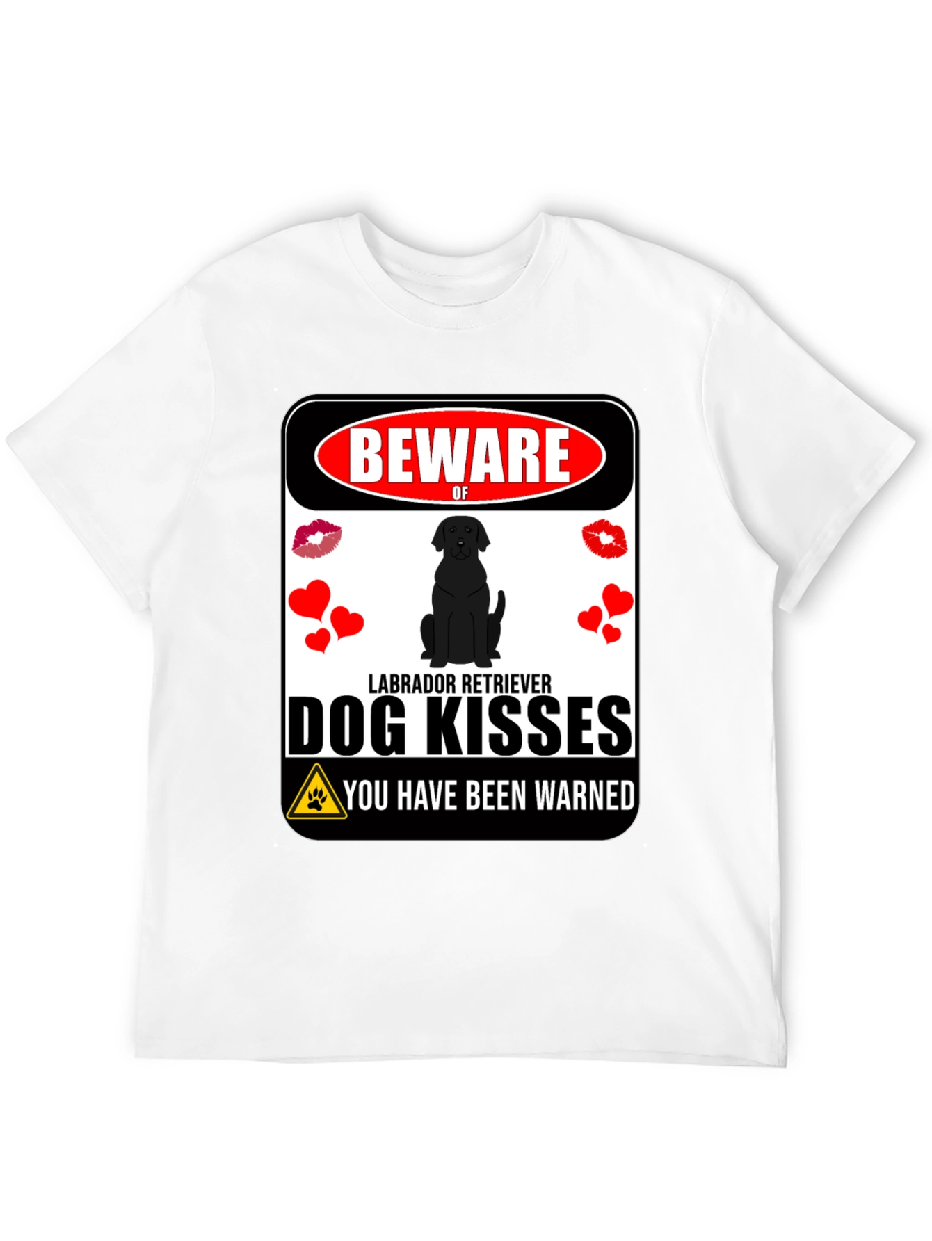 Beware of Labrador Kisses Graphic Tee