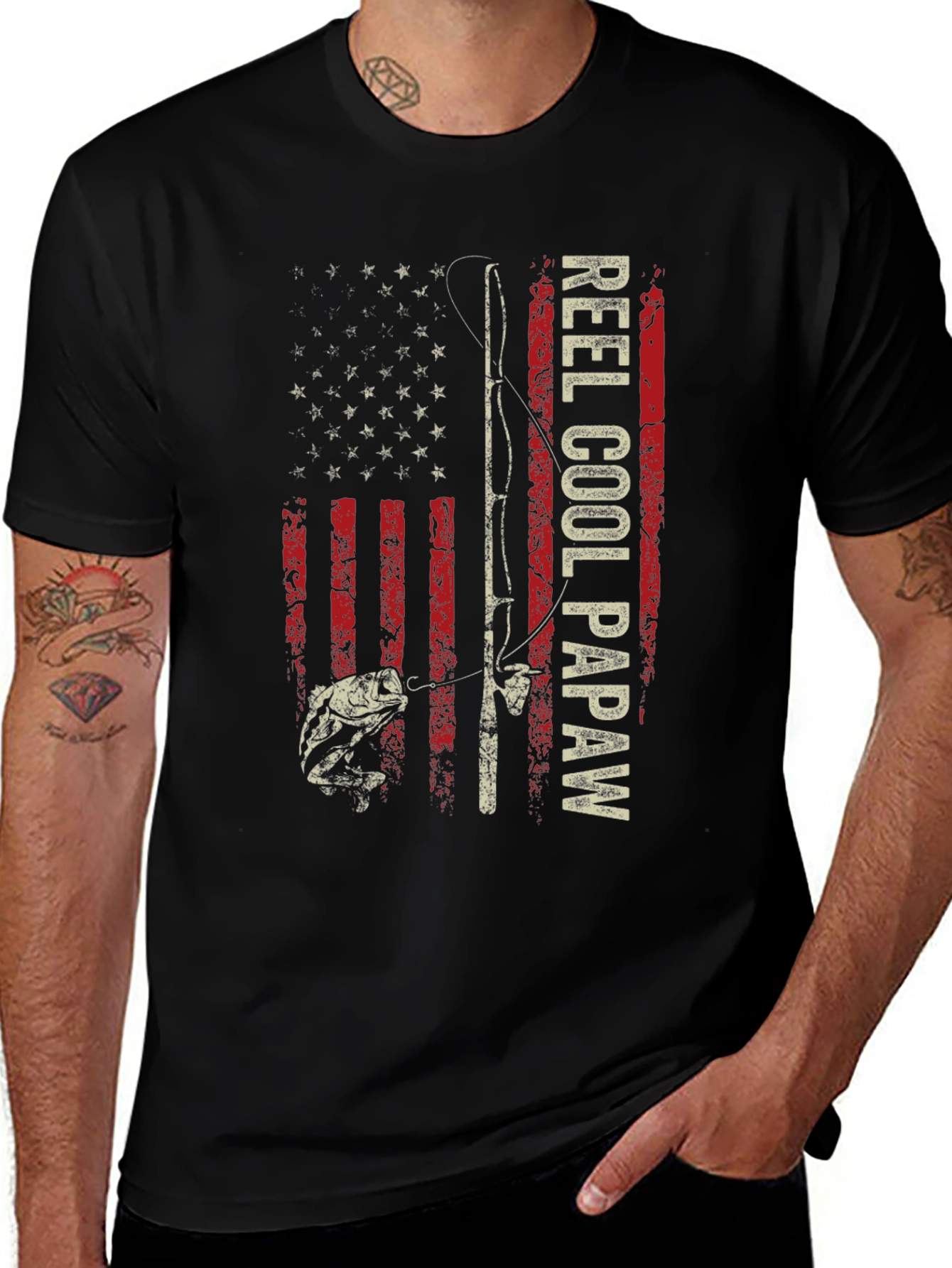 Reel Cool Papaw Fishing T-Shirt