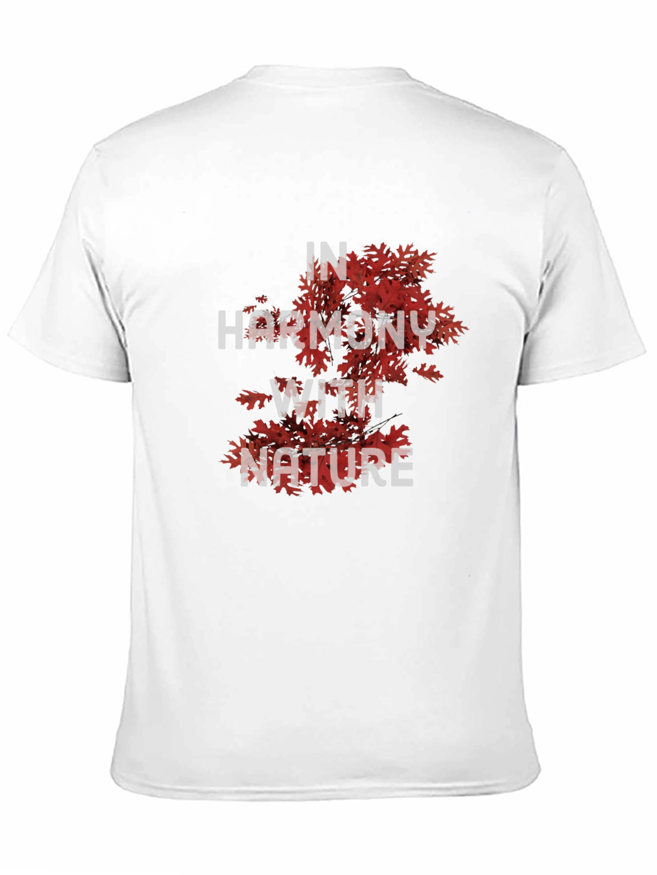 Nature Harmony Graphic Tee - Stylish Black T-Shirt