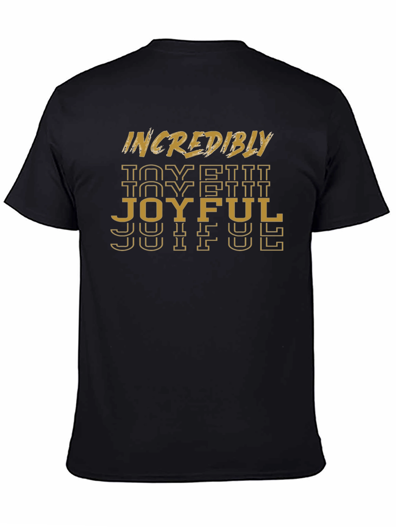 Incredibly Joyful Graphic T-Shirt - Black