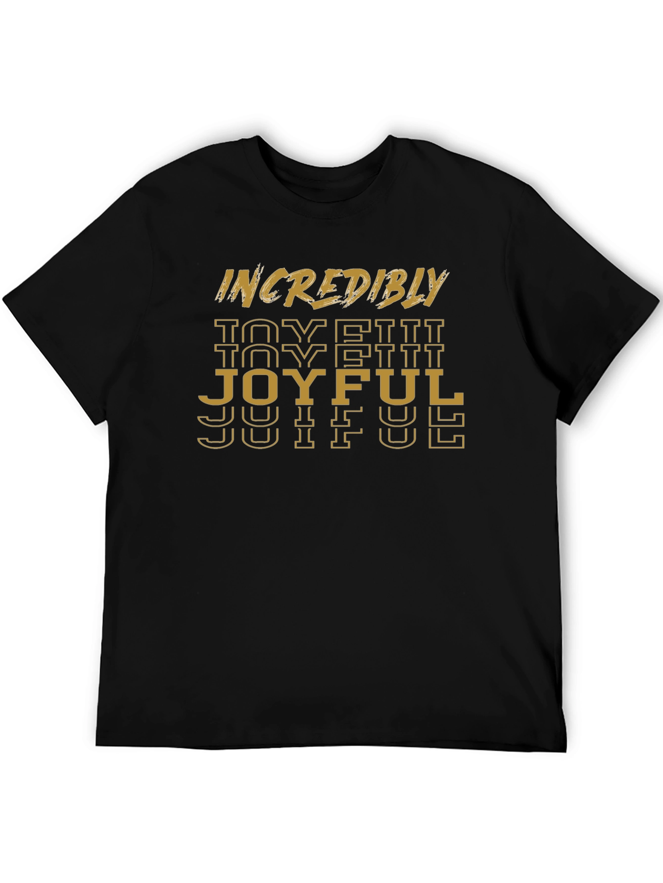 Incredibly Joyful Graphic T-Shirt - Black